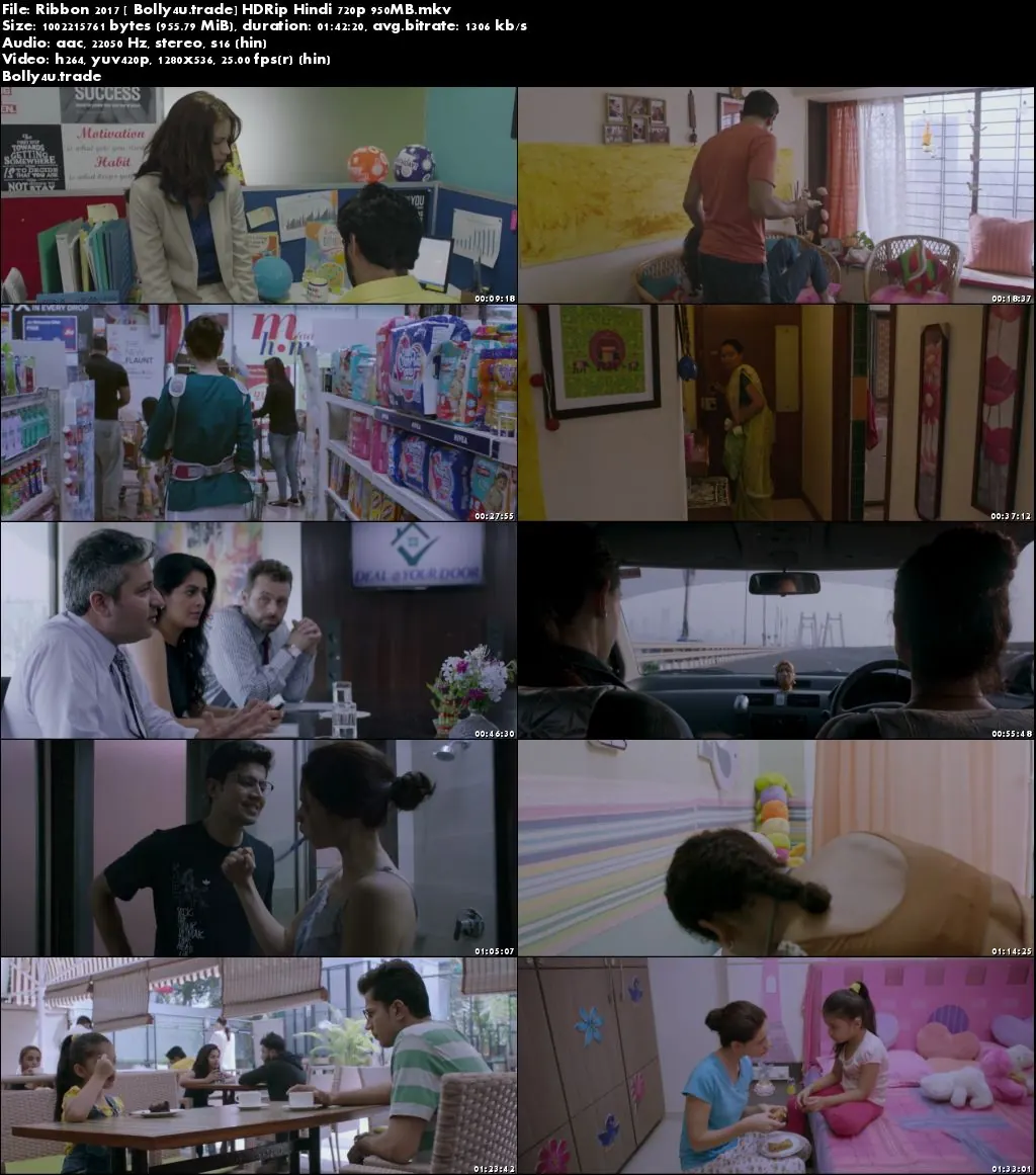 Ribbon 2017 HDRip 950MB Full Hindi Movie Download 720p