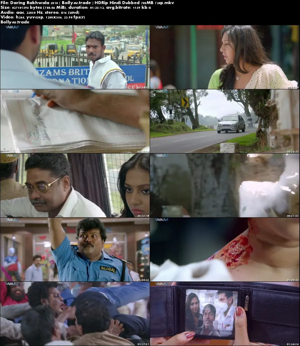 Daring Rakhwala 2018 HDRip 750MB Hindi Dubbed 720p Download