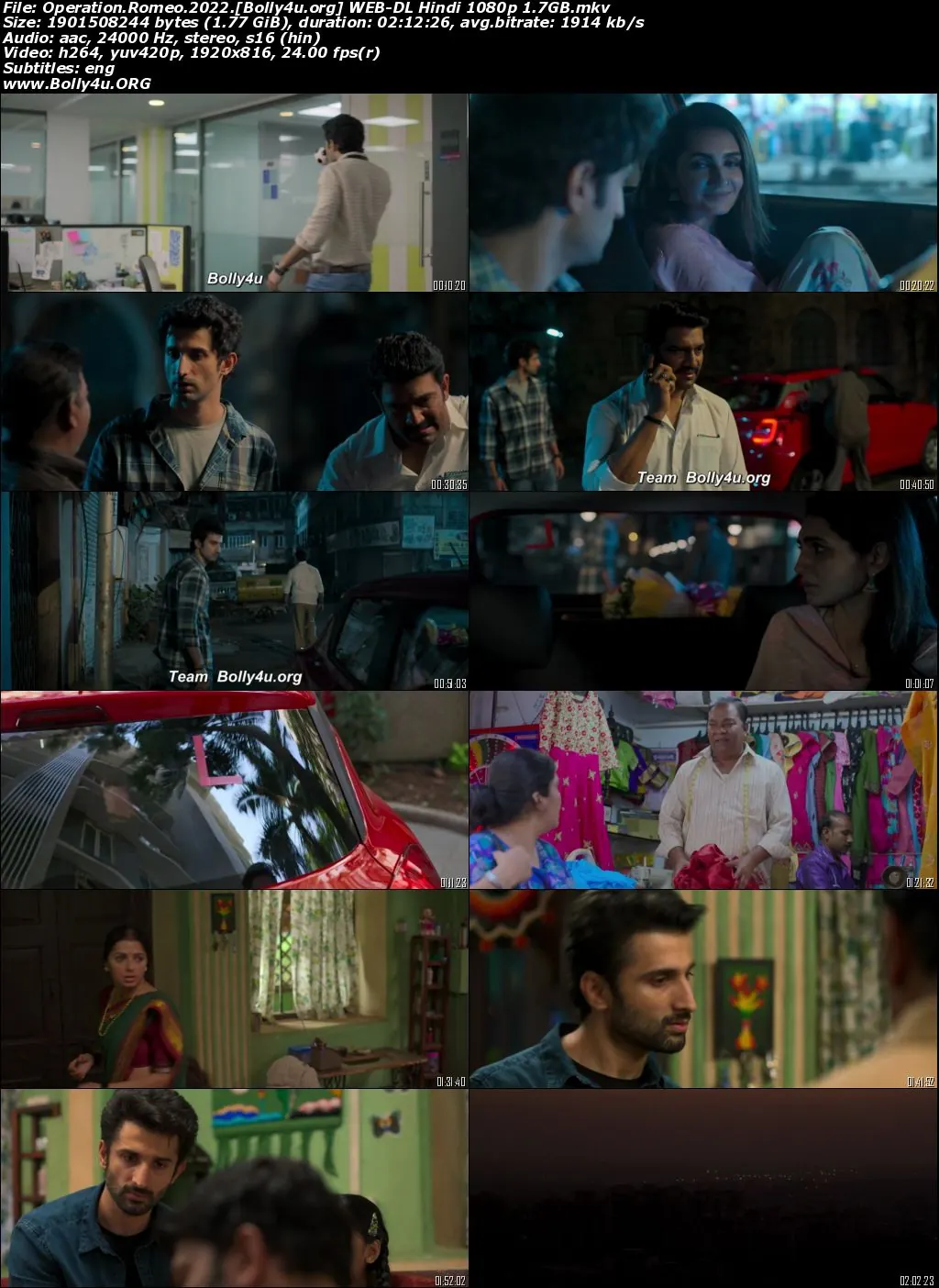 Operation Romeo 2022 WEB-DL Hindi Full Movie Download