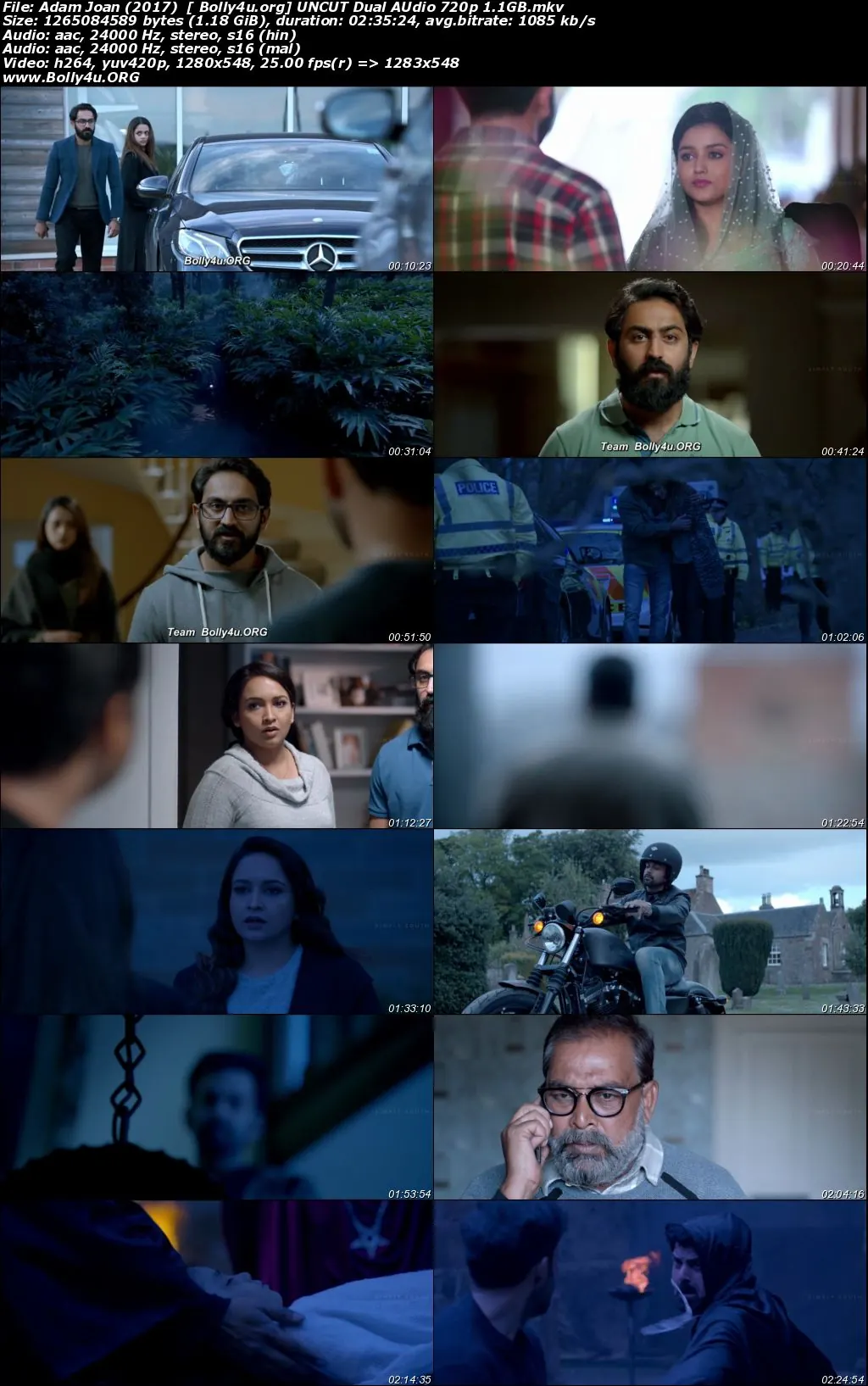 Adam Joan 2017 HDRip 500MB UNCUT Hindi Dual Audio 480p Download
