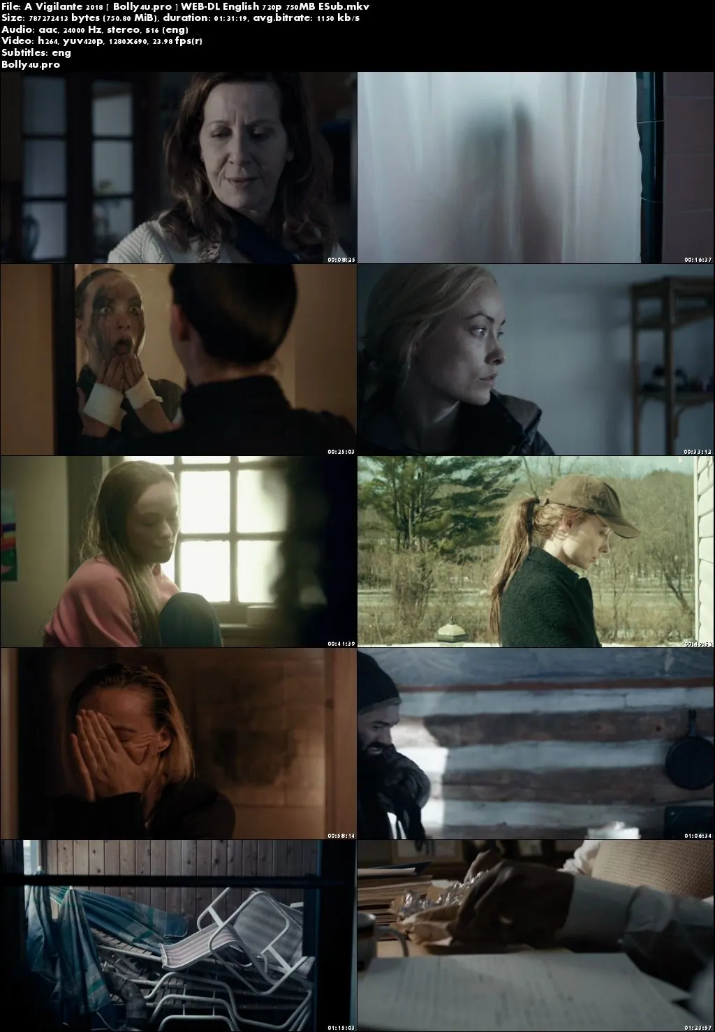 A Vigilante 2018 WEB-DL 750MB English 720p ESub Download A Vigilante 2018 WEB-DL 750MB English 720p ESub Download