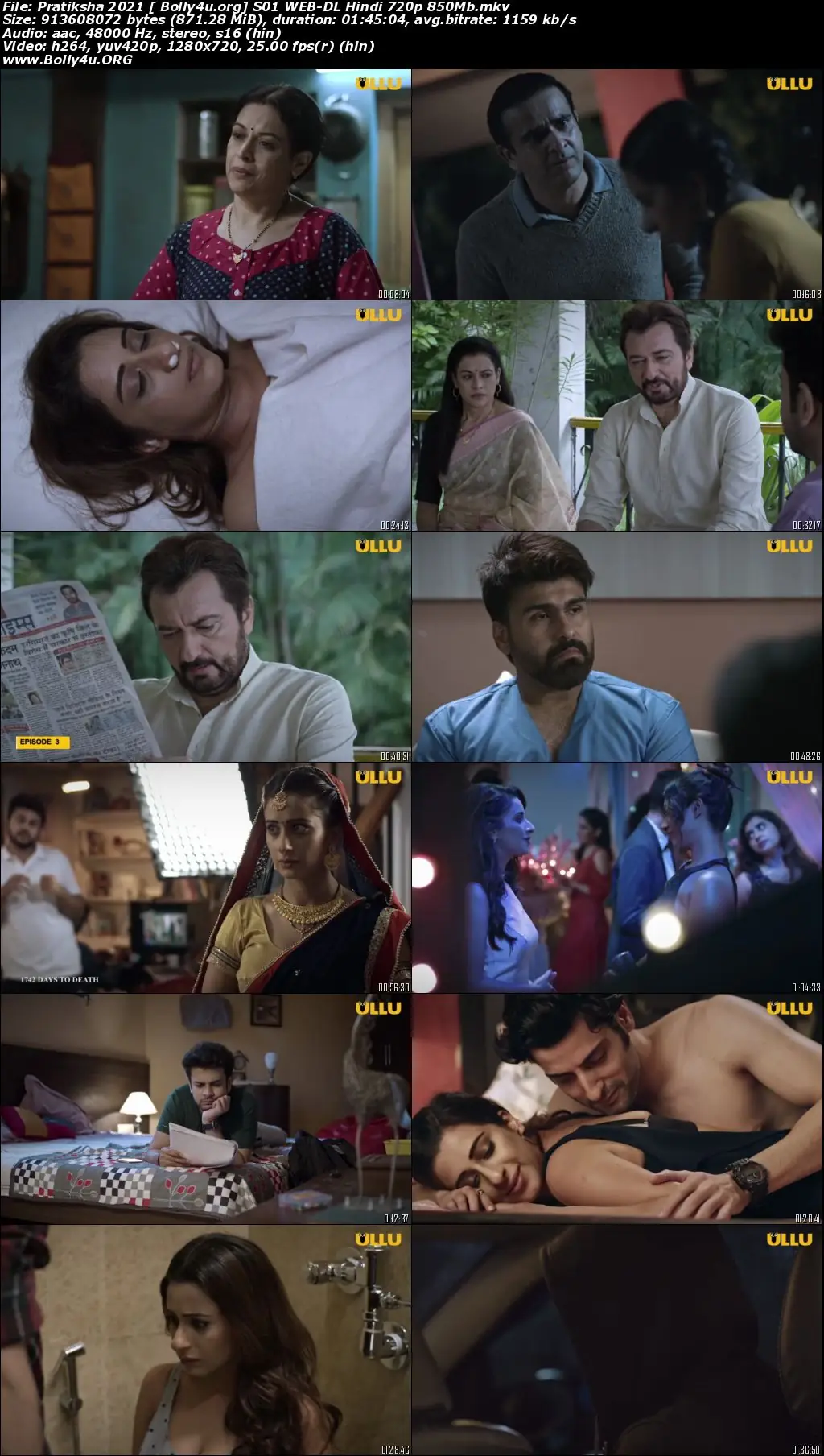 Pratiksha 2021 WEB-DL 350Mb Hindi S01 ULLU 480p Download