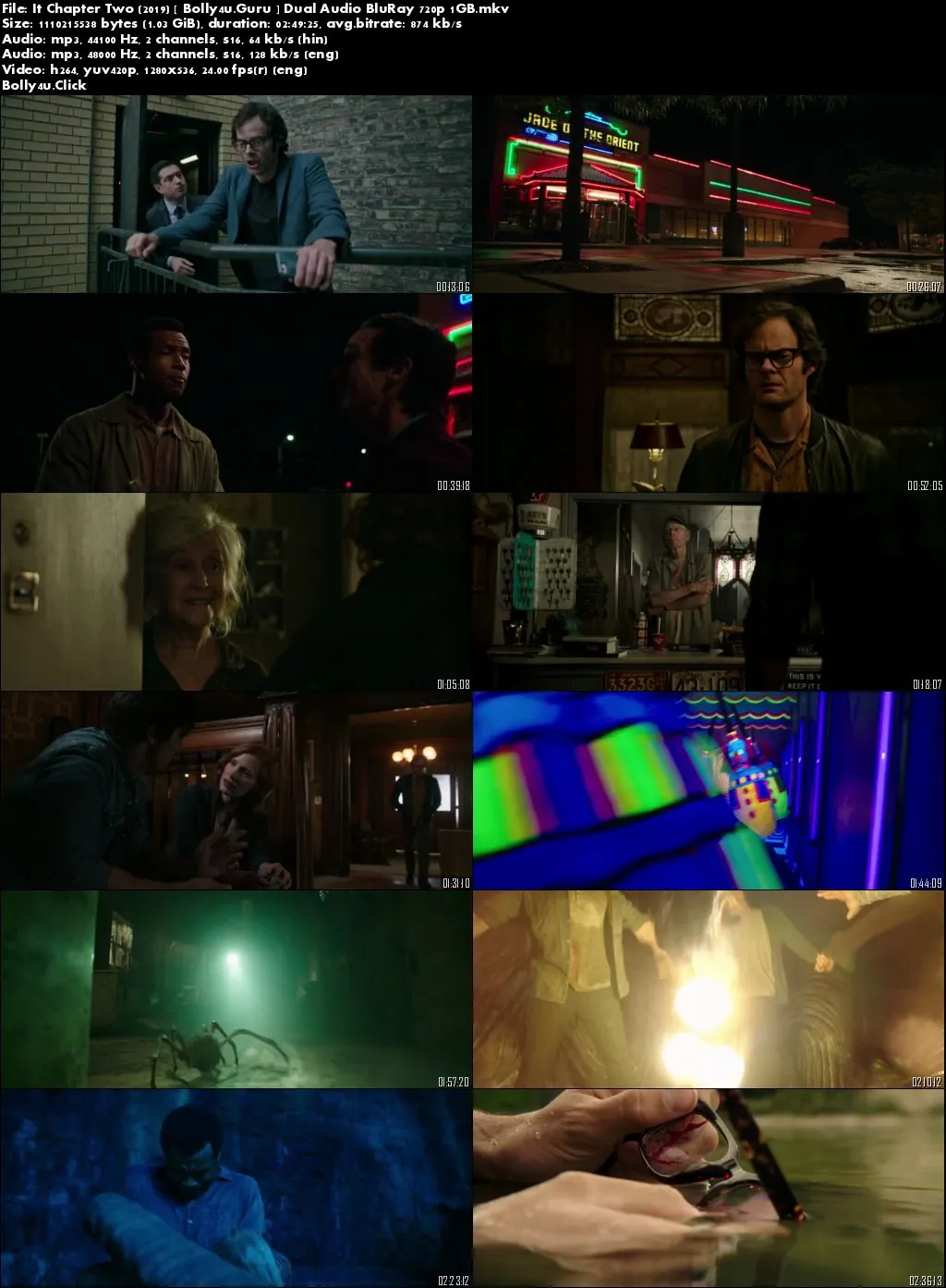 It Chapter Two 2019 BluRay 1Gb Hindi Dual Audio 720p Download
