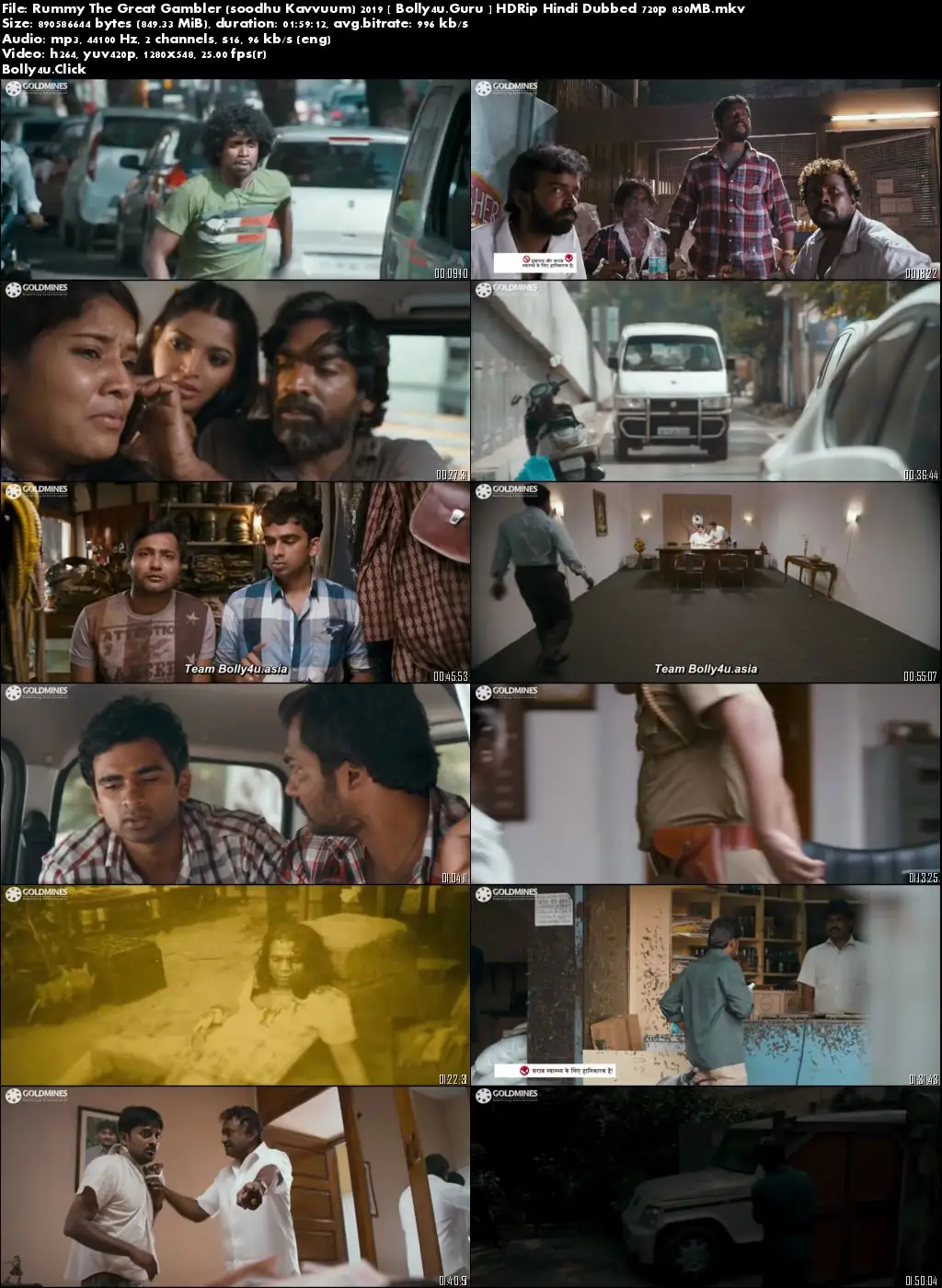 Rummy The Great Gambler 2019 HDRip 850MB Hindi Dubbed 720p Download