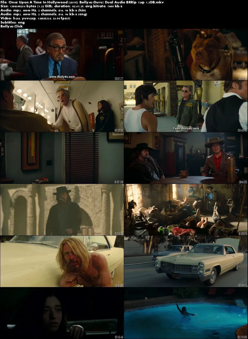 Once Upon A Time In Hollywood 2019 BRRip 500MB Hindi Dual Audio ORG 480p Download Once Upon A Time In Hollywood 2019 BRRip 500MB Hindi Dual Audio ORG 480p Download