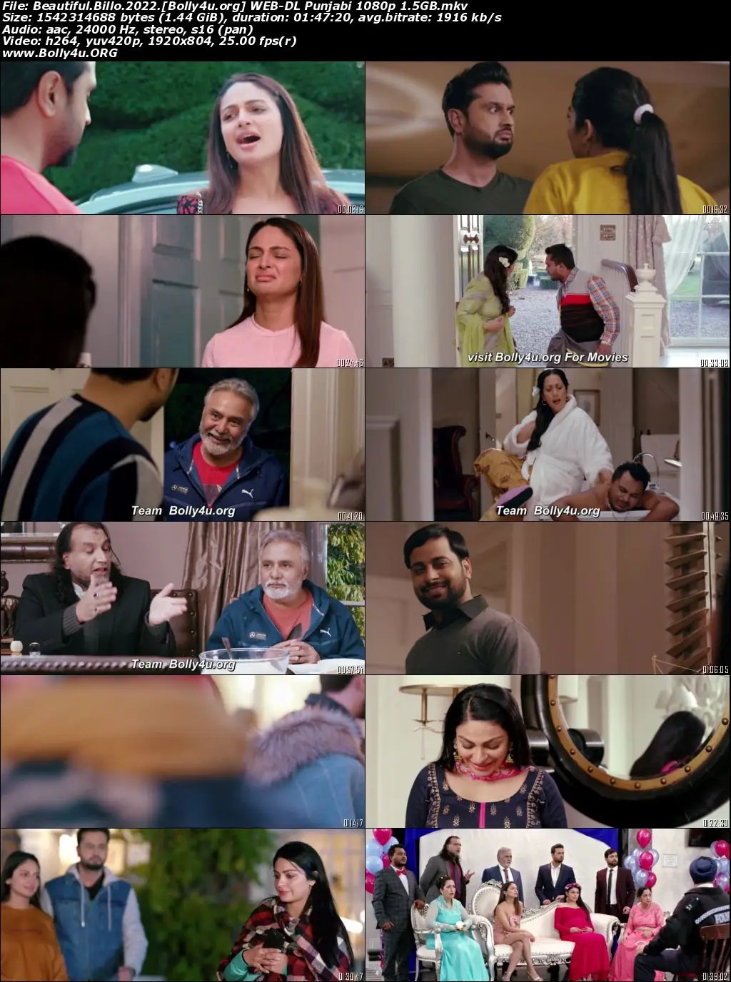 Beautiful Billo 2022 WEB-DL Punjabi Full Movie Download 1080p  720p  480p