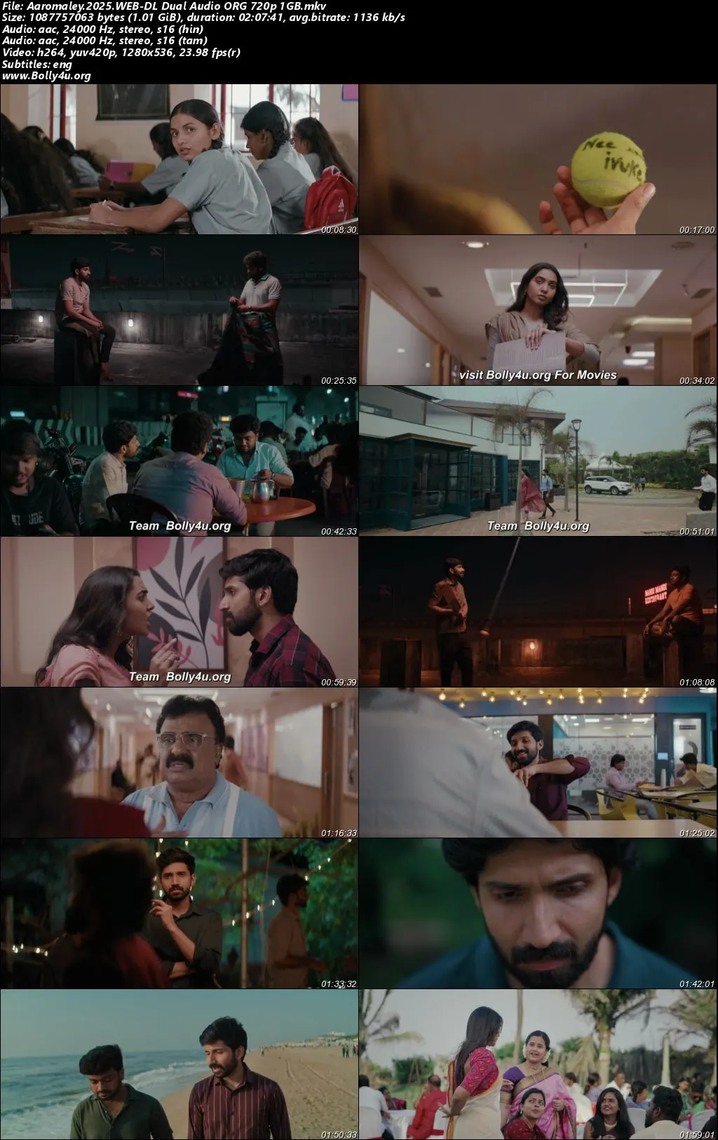 Aaromaley 2025 WEB-DL UNCUT Hindi Dual Audio ORG Full Movie Download 1080p  720p  480p