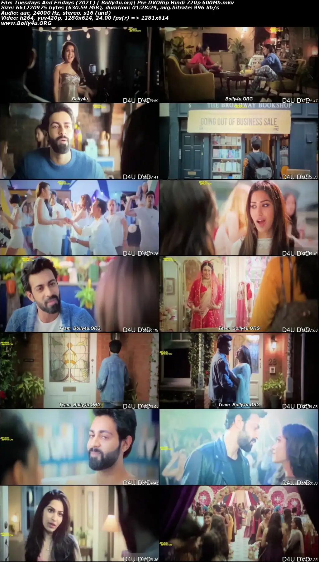 Tuesdays And Fridays 2021 Pre DVDRip 600Mb Hindi 720p Download