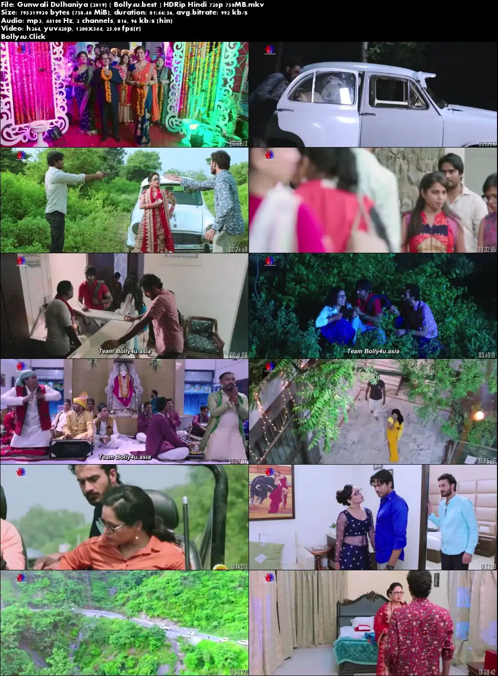 Gunwali Dulhaniya 2019 HDRip 300Mb Full Hindi Movie Download 480p