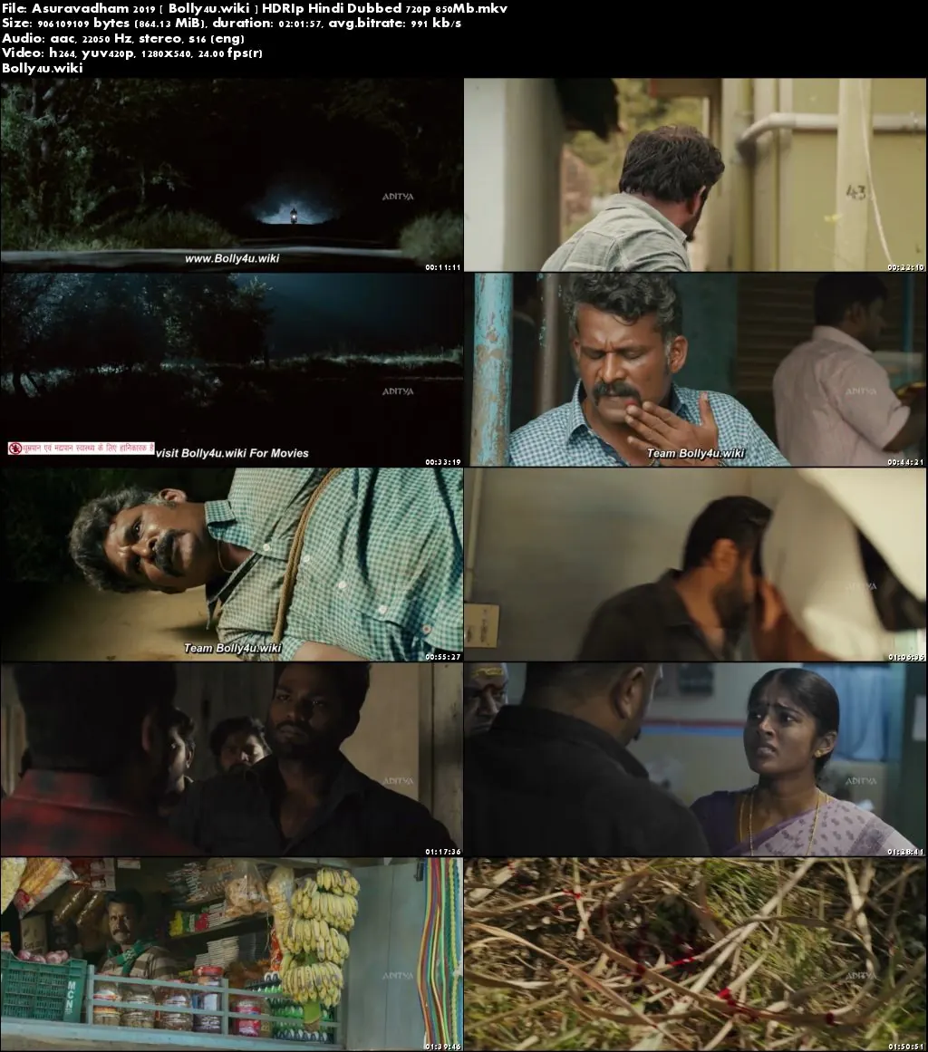 Asuravadham 2019 HDRip 350MB Hindi Dubbed 480p Download