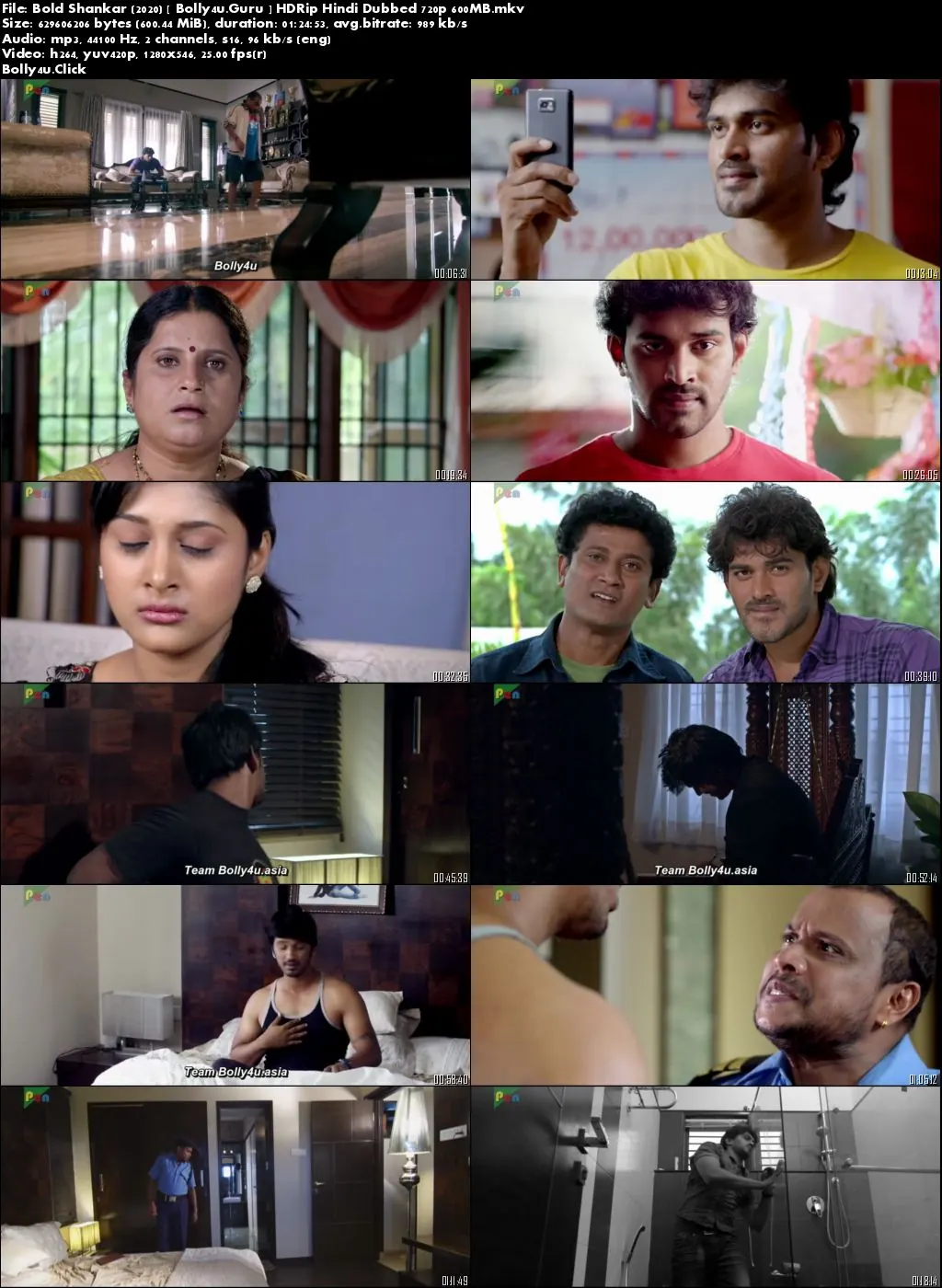 Bold Shankar 2020 HDRip 600Mb Hindi Dubbed 720p Download