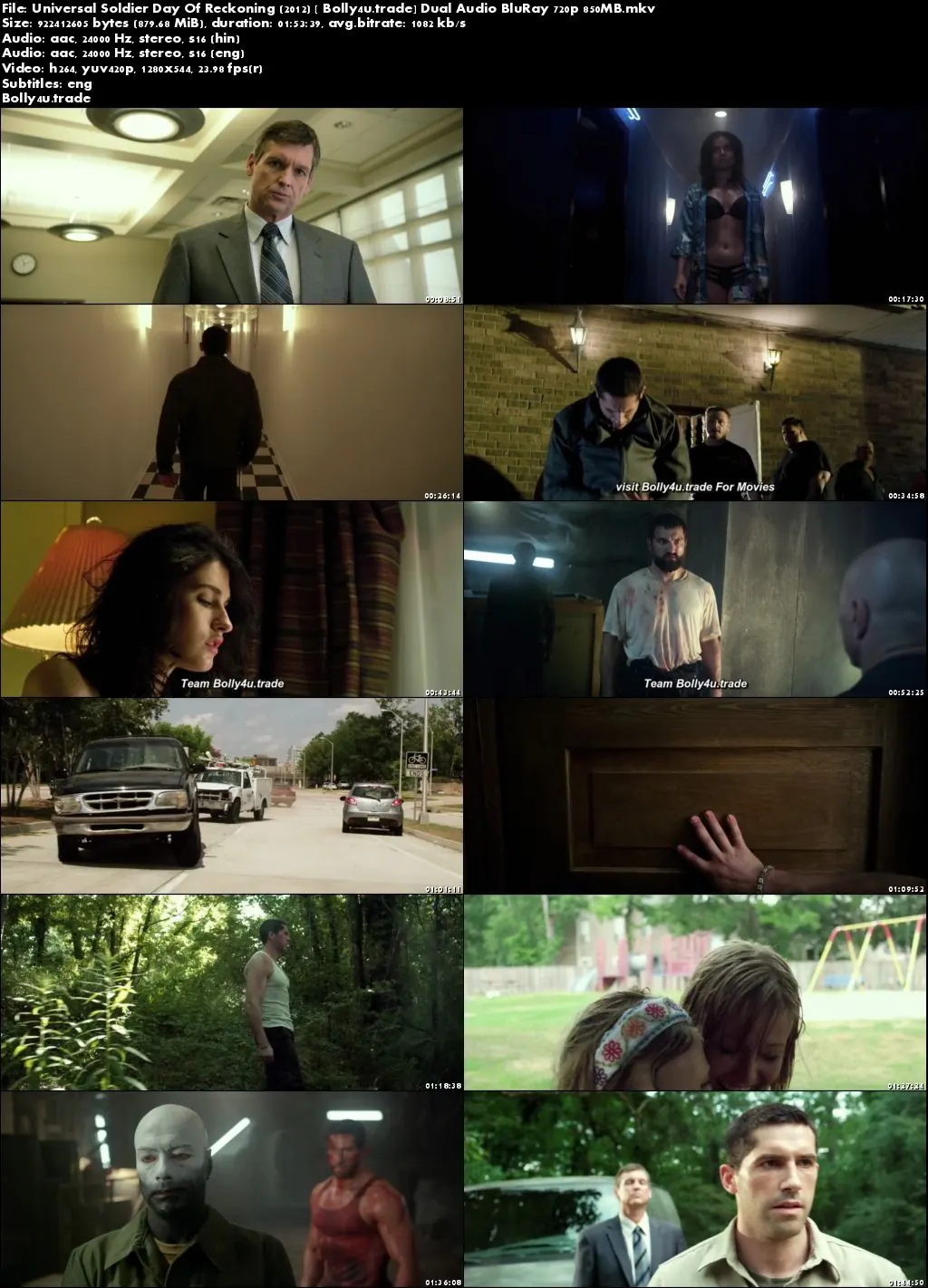 Universal Soldier Day Of Reckoning 2012 BRRip 850MB Hindi Dual Audio 720p Download Universal Soldier Day Of Reckoning 2012 BRRip 850MB Hindi Dual Audio 720p Download