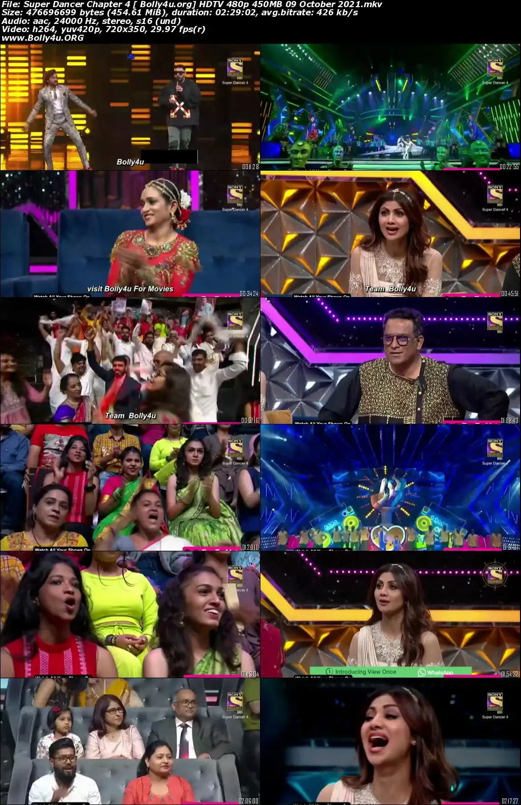 Super Dancer Chapter 4 HDTV 480p 450MB 09 October 2021 Download