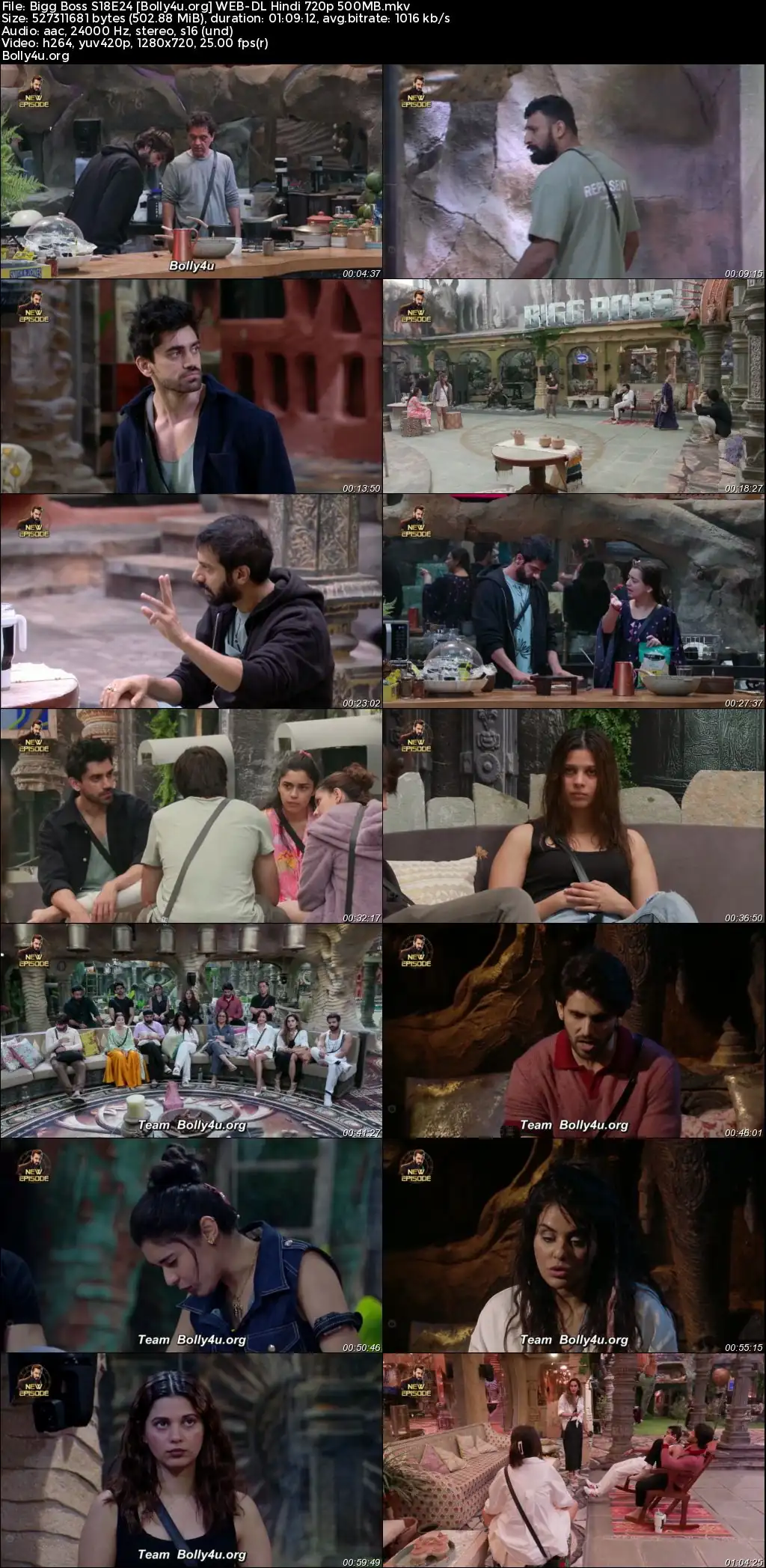 Bigg Boss 2024 WEB-DL Hindi S18E24 Download 720p  480p
