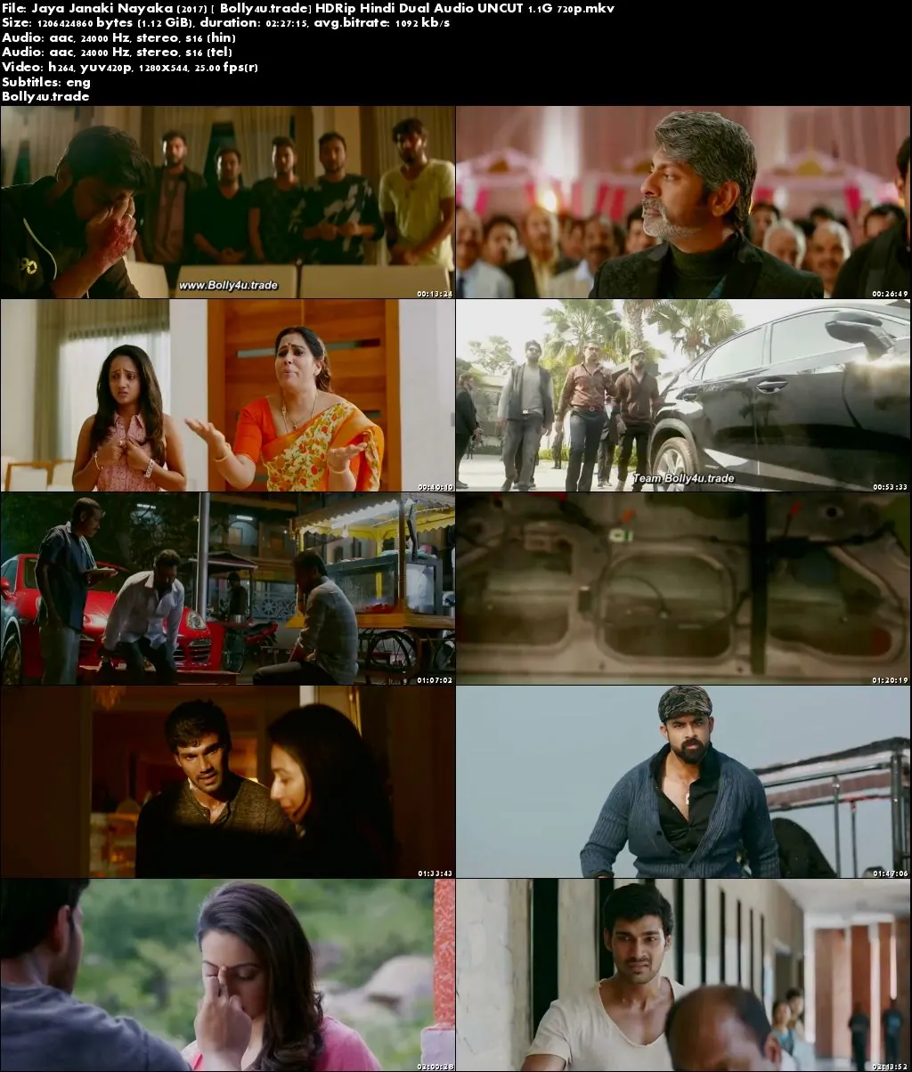 Jaya Janaki Nayaka 2017 HDRip UNCUT Hindi Dubbed Dual Audio 720p Download