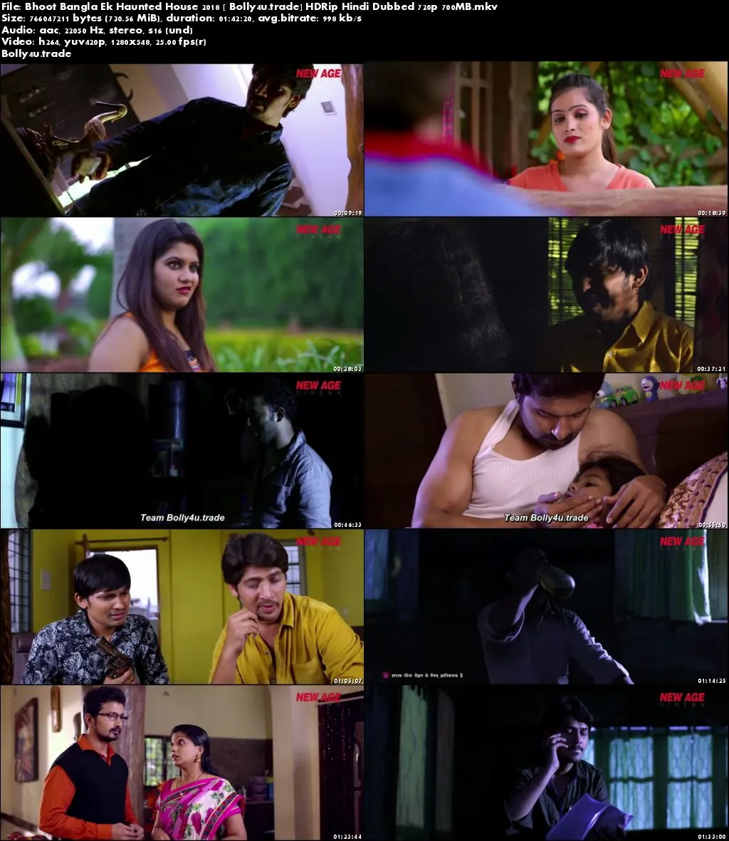Bhoot Bangla Ek Haunted House 2018 HDRip 700MB Hindi Dubbed 720p Download