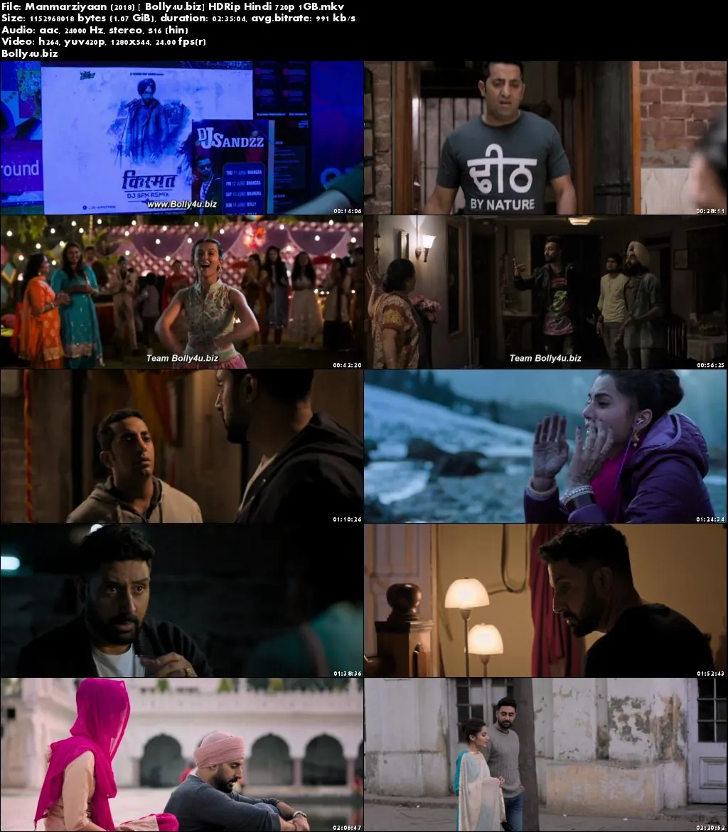 Manmarziyaan 2018 HDRip 1GB Full Hindi Movie Download 720p Manmarziyaan 2018 HDRip 1GB Full Hindi Movie Download 720p
