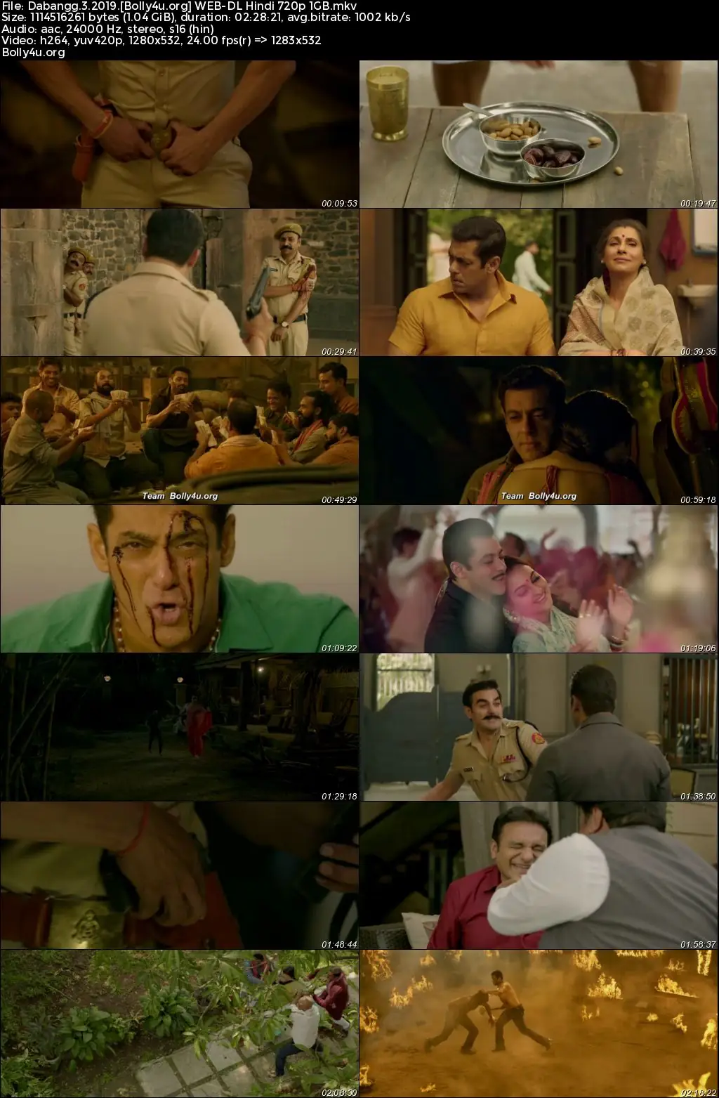 Dabangg 3 2019 WEB-DL Hindi Full Movie Download 1080p  720p  480p Watch Online Free bolly4u