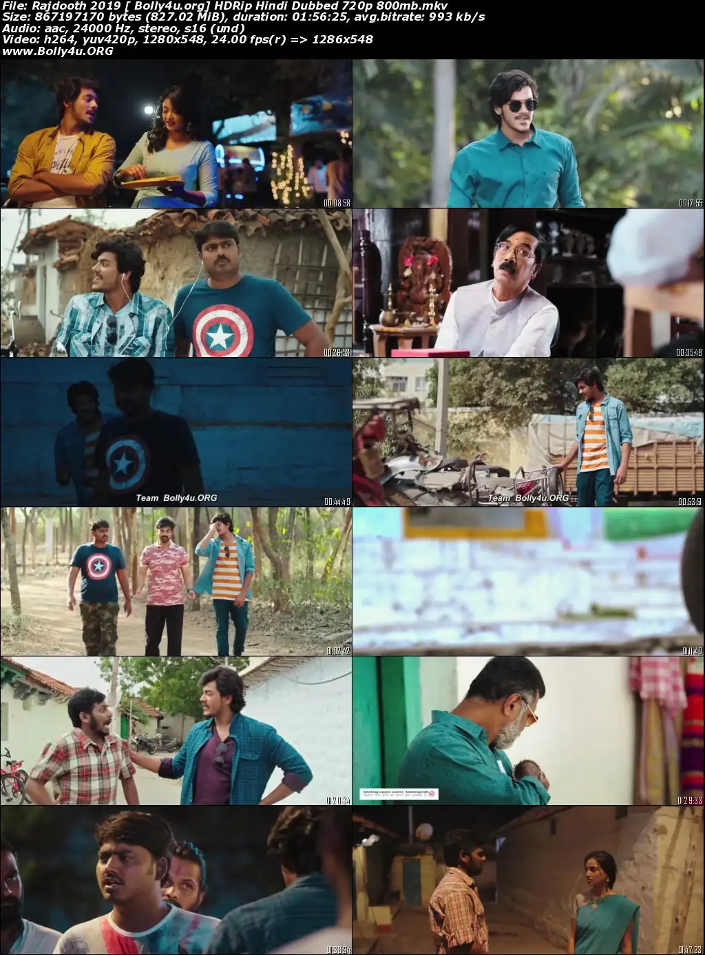 Rajdooth 2019 HDRip 800Mb Hindi Dubbed 720p Download