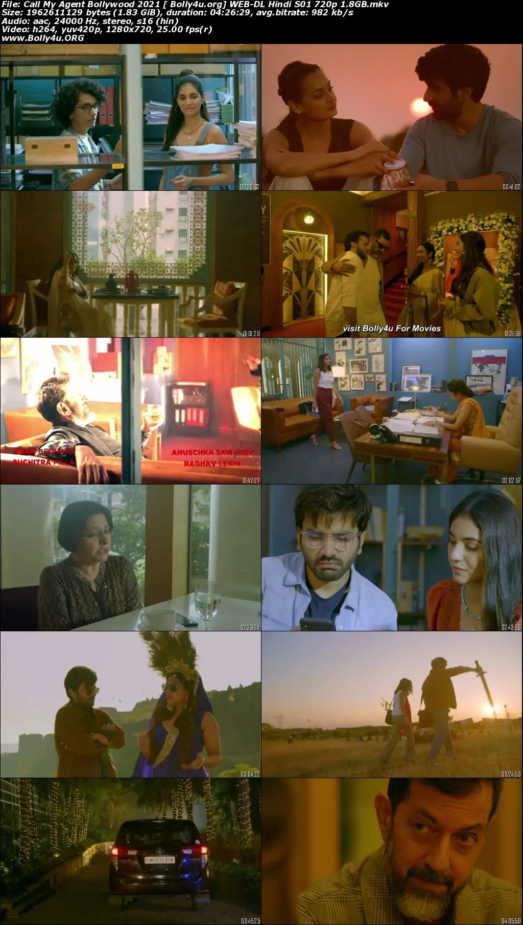 Call My Agent Bollywood 2021 WEB-DL 800MB Hindi S01 Download 480p
