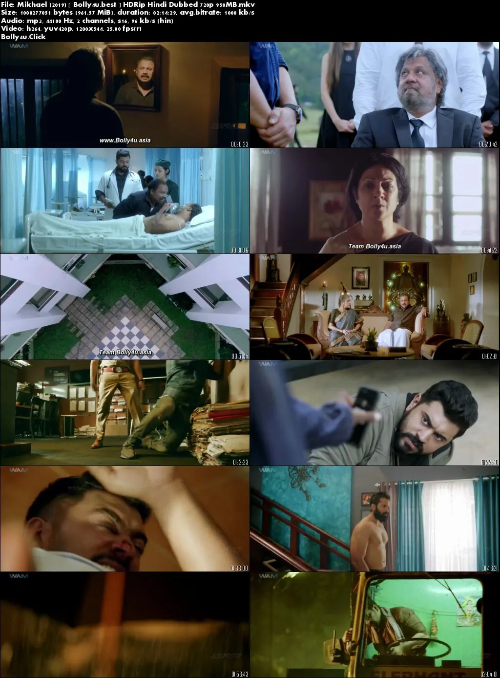 Mikhael 2019 HDRip 400Mb Hindi Dubbed 480p Download