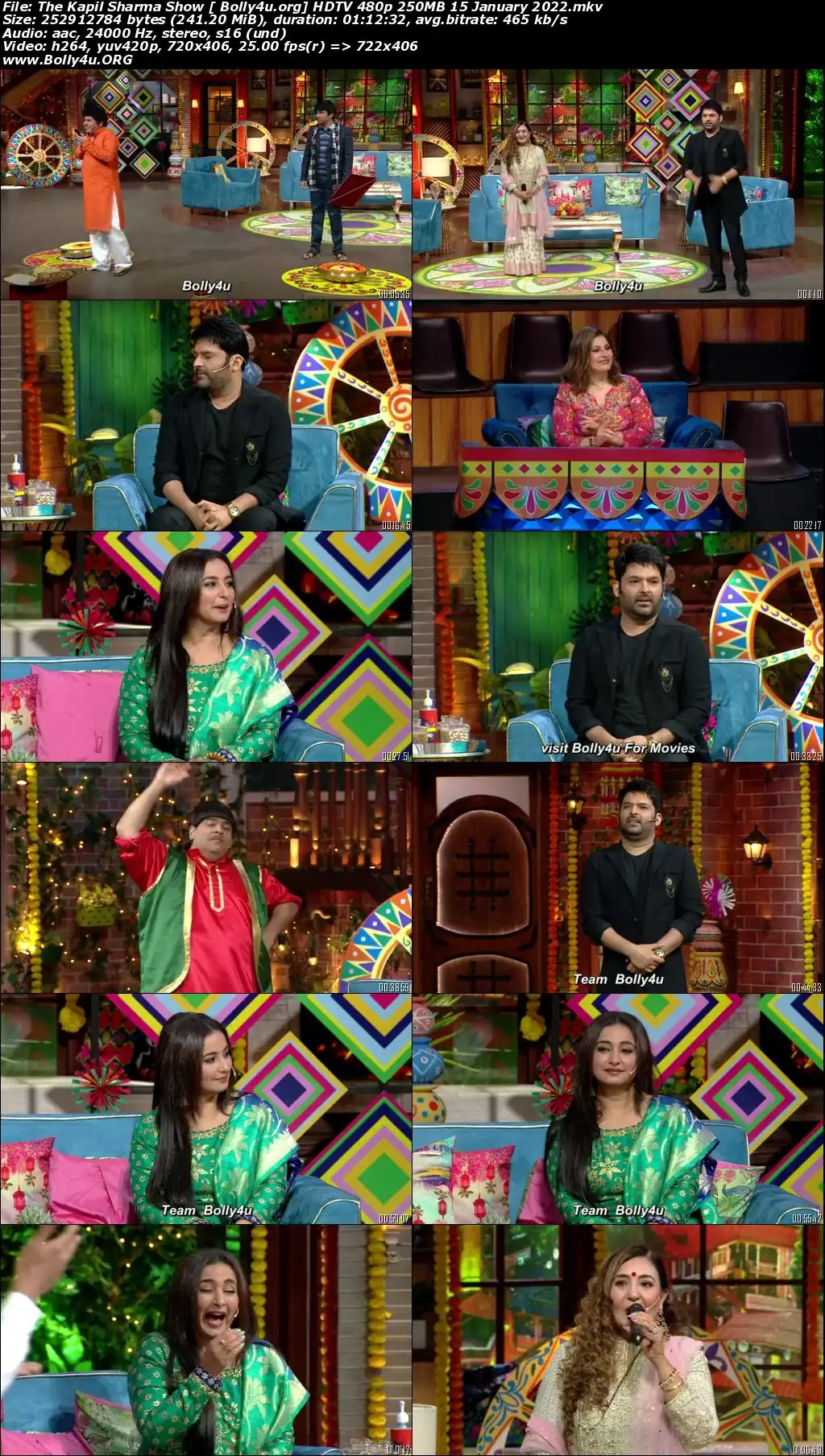The Kapil Sharma Show HDTV 480p 250MB 15 January 2022 Download The Kapil Sharma Show HDTV 480p 250MB 15 January 2022 Download