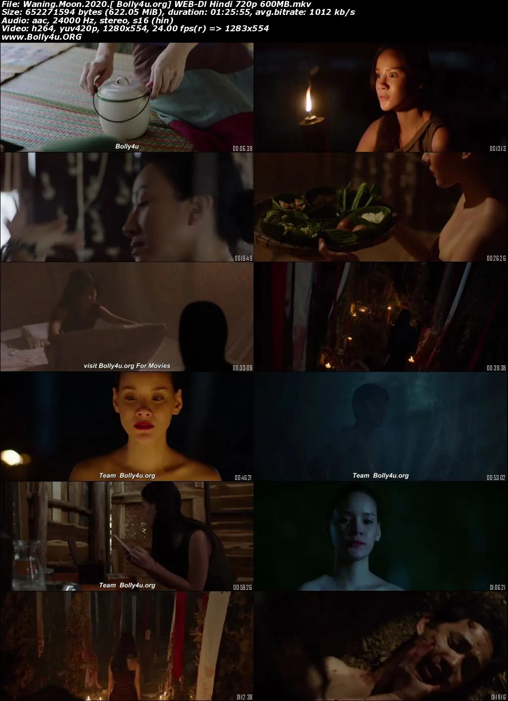 Waning Moon 2020 WEB-DL Hindi Dubbed 720p 480p Download