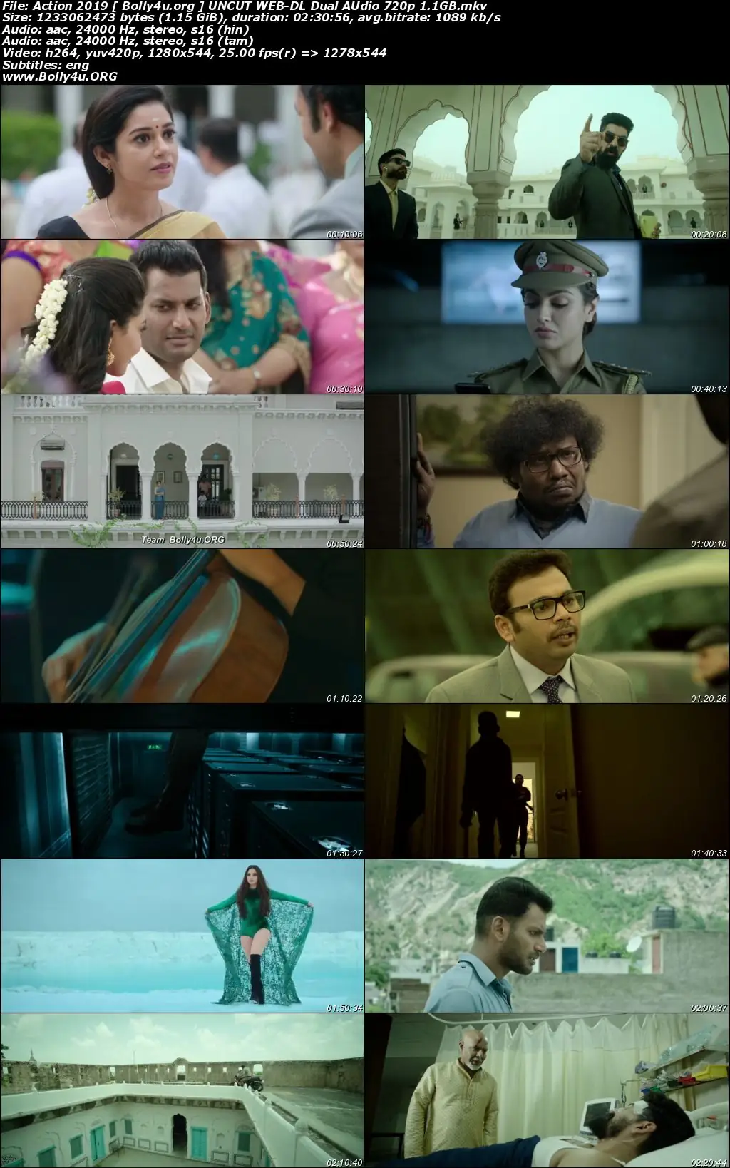 Action 2019 WEB-DL 1.1GB UNCUT Hindi Dual Audio 720p download