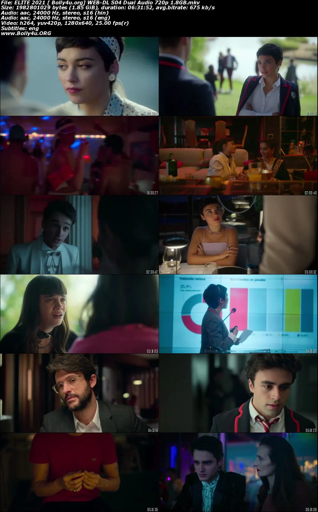  Elite 2021 WEB-DL 700MB Hindi Dual Audio S04 Download 480p