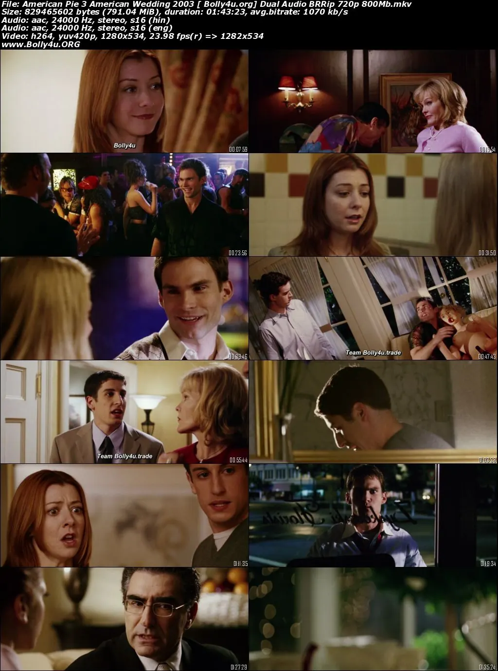 American Pie 3 American Wedding 2003 BRRip Hindi Dual Audio 720p 480p Download American Pie 3 American Wedding 2003 BRRip Hindi Dual Audio 720p 480p Download