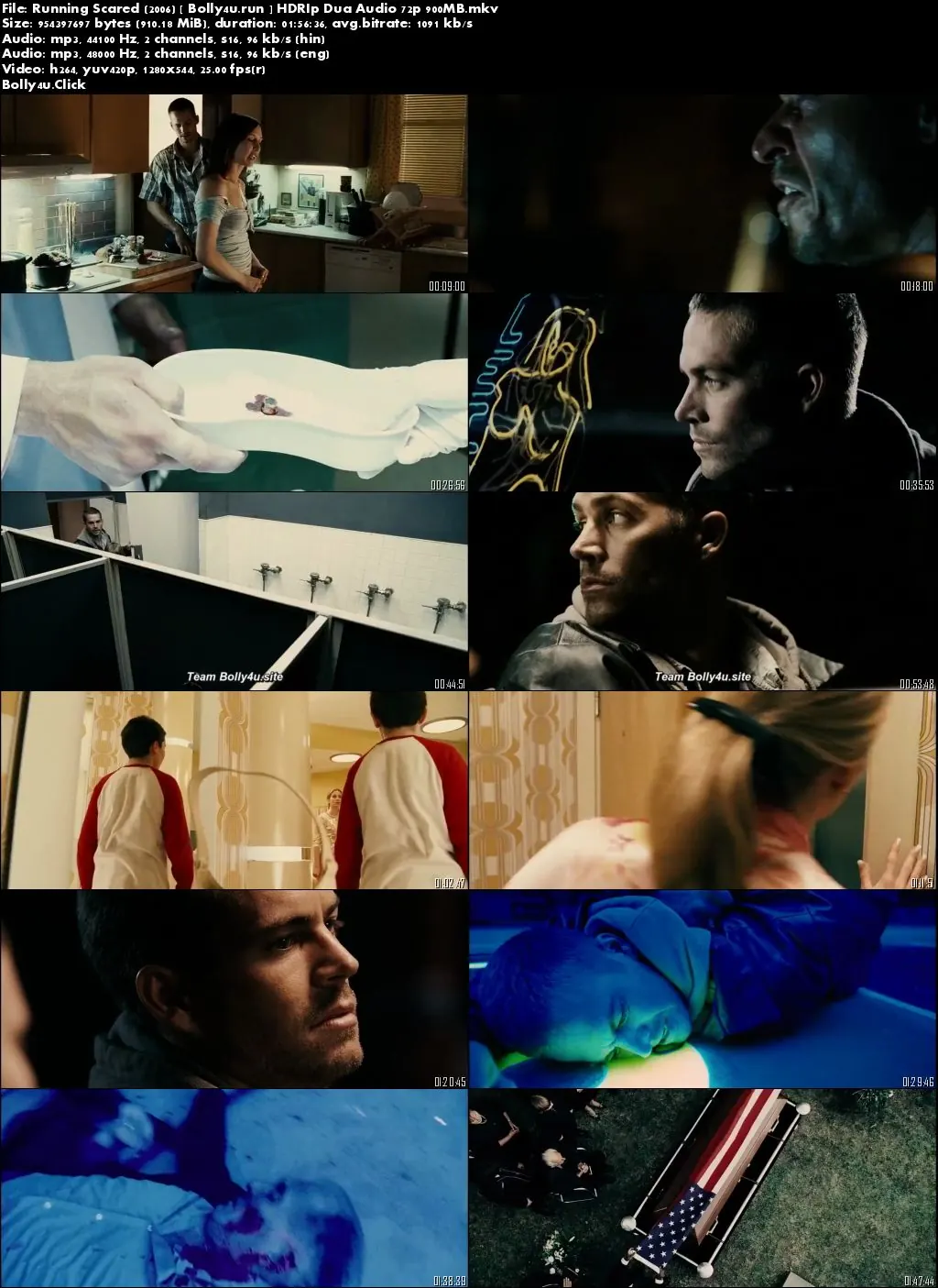 Running Scared 2006 HDRip 900Mb Hindi Dual Audio 720p Download