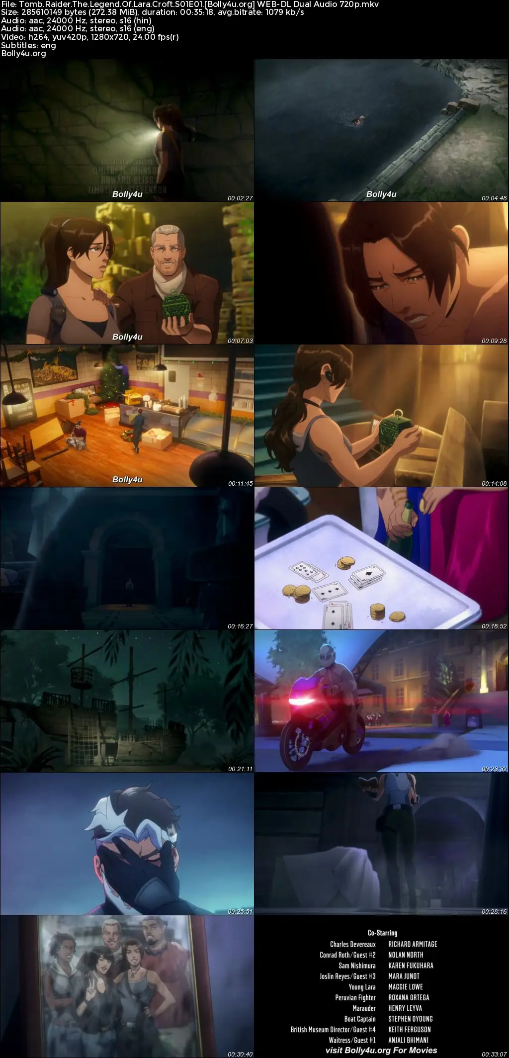 Tomb Raider The Legend Of Lara Croft 2024 WEB-DL Hindi Dual Audio ORG S01 Complete Download 720p  480p
