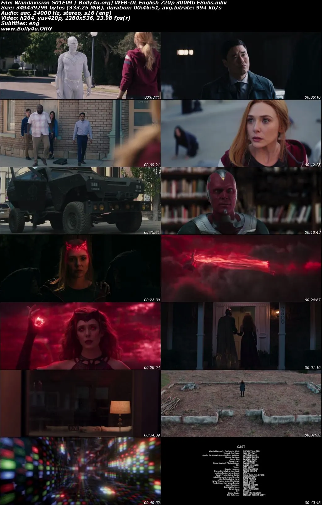 Wandavision 2021 WEB-DL English Complete S01 Download 720p ESubs