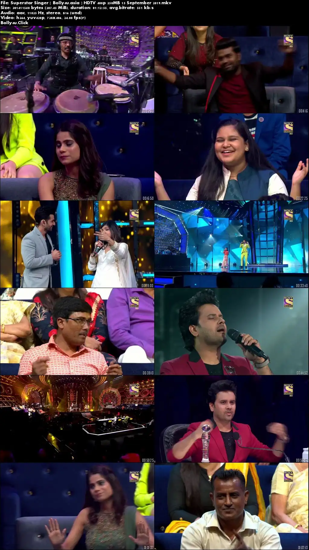 Superstar Singer HDTV 480p 250MB 15 September 2019 Download Superstar Singer HDTV 480p 250MB 15 September 2019 Download