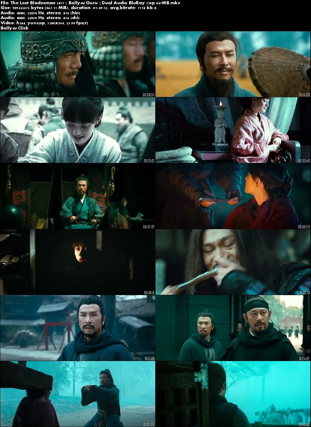 The Lost Bladesman 2011 BluRay 850MB Hindi Dual Audio 720p Download The Lost Bladesman 2011 BluRay 850MB Hindi Dual Audio 720p Download