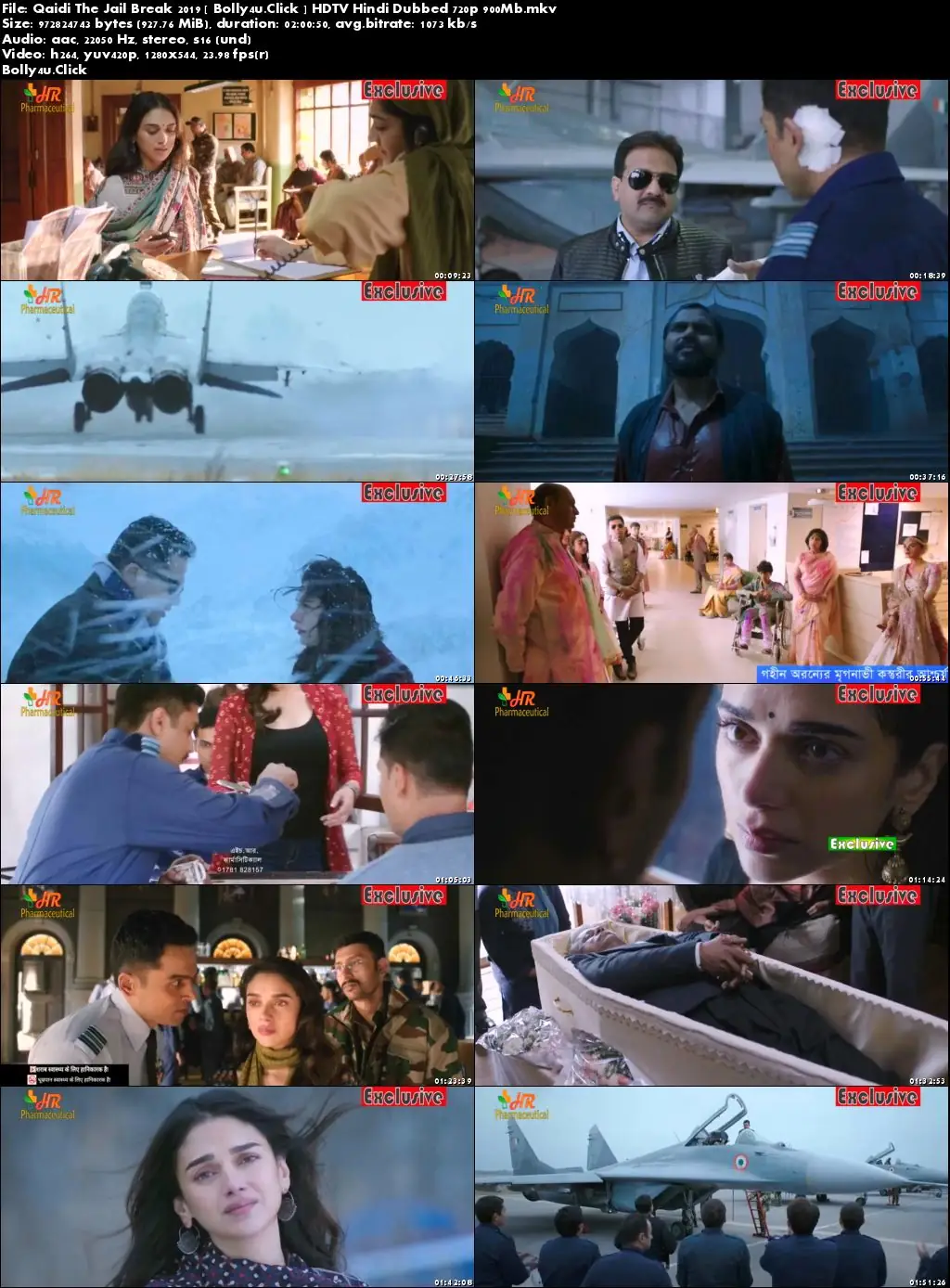 Qaidi The Jail Break 2019 HDTV 300MB Hindi Dubbed 480p Download