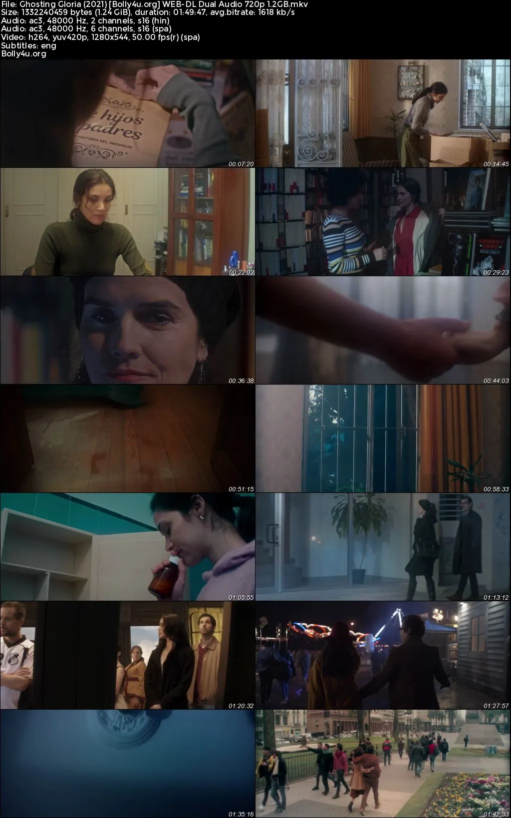Ghosting Gloria 2021 WEB-DL Hindi Dual Audio Full Movie Download 720p  480p