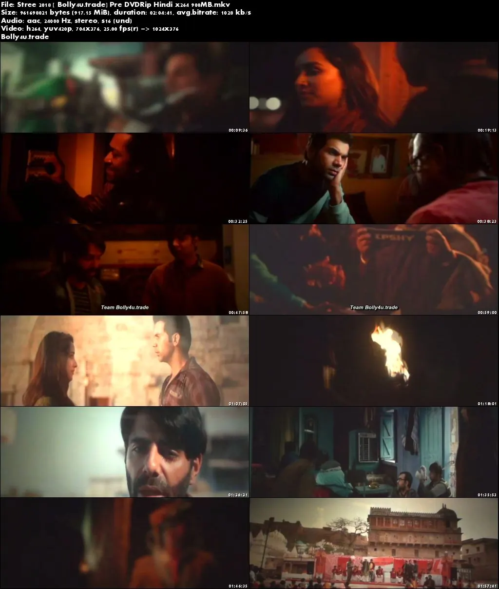 Stree 2018 Pre DVDRip 350Mb Full Hindi Movie Download 480p