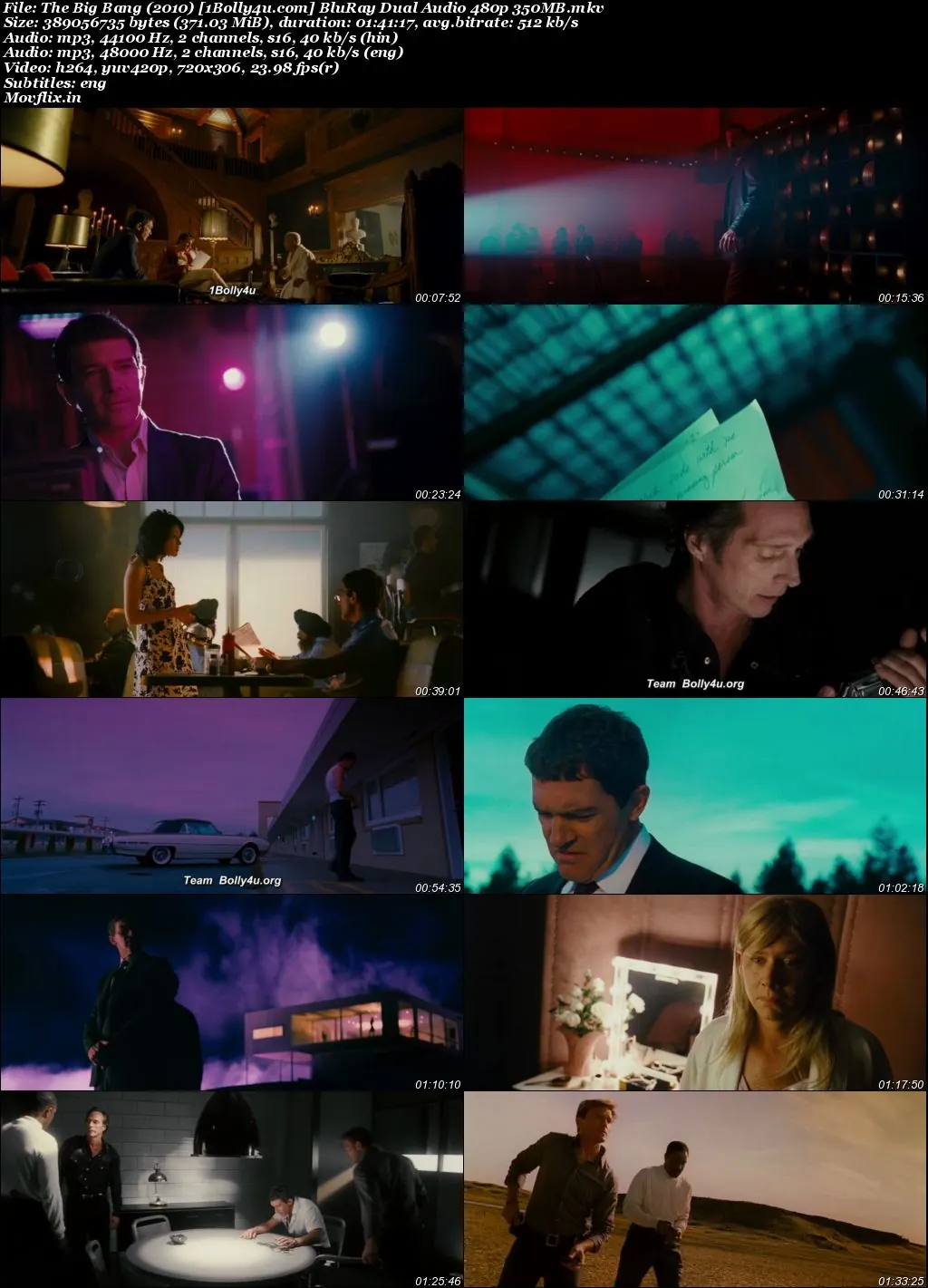 The Big Bang 2010 BluRay Hindi Dual Audio Full Movie Download 720p  480p