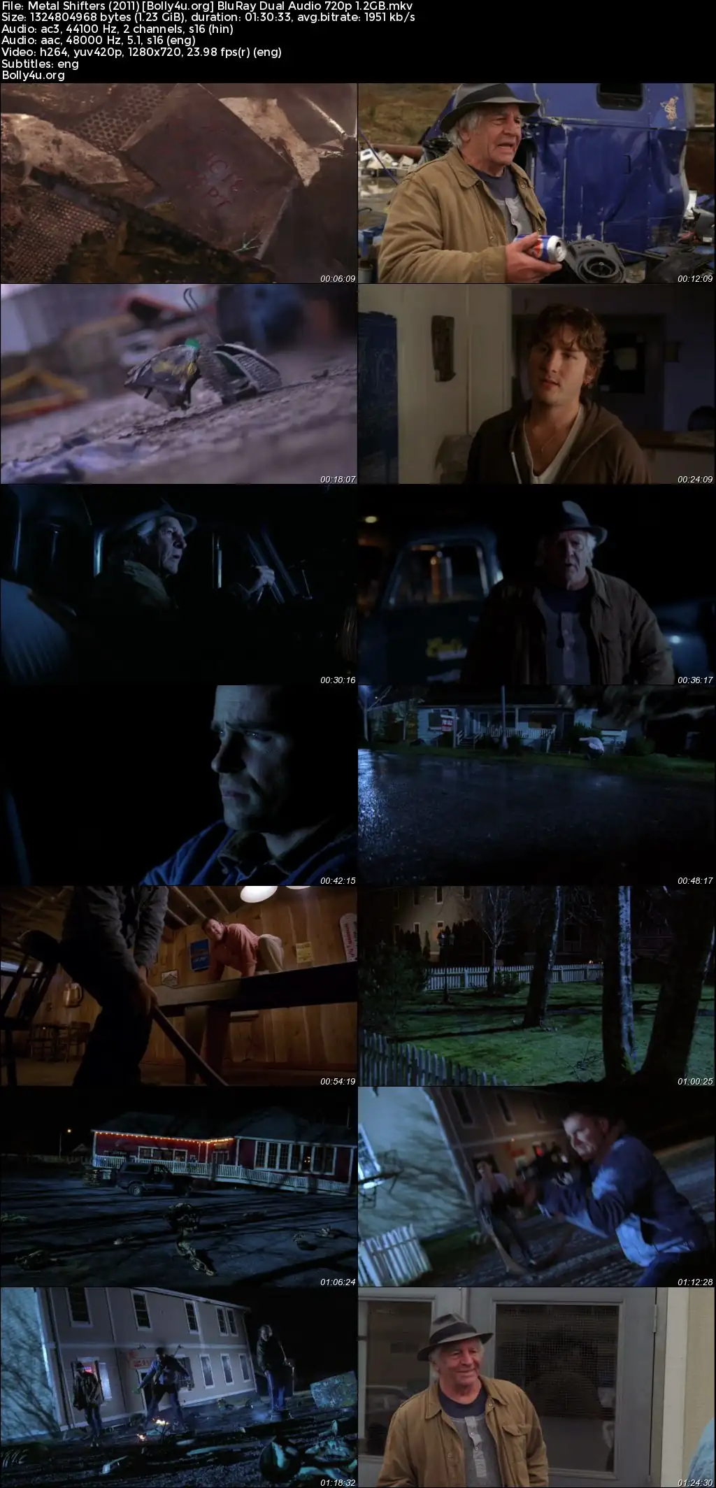 Metal Shifters 2011 BluRay Hindi Dual Audio Full Movie Download 720p  480p