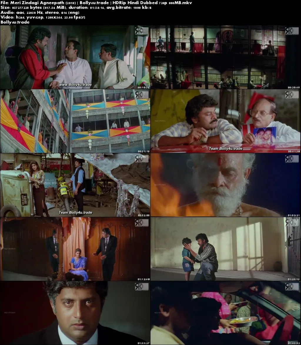 Meri Zindagi Agneepath 2018 HDRip 350MB Hindi Dubbed 480p Download