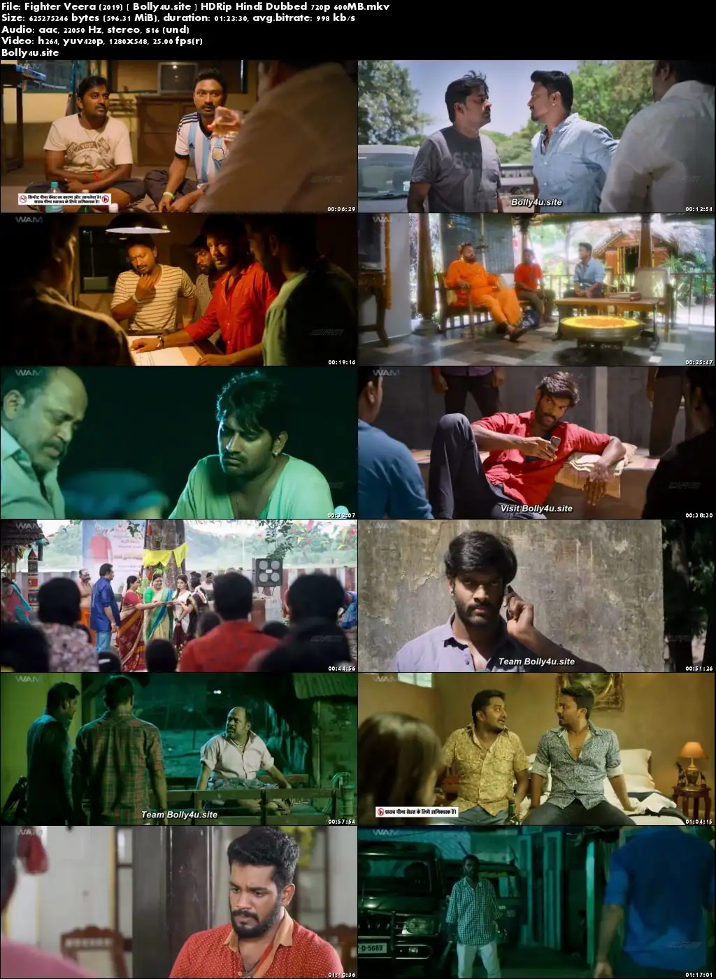 Fighter Veera 2019 HDRip 600MB Hindi Dubbed 720p Download
