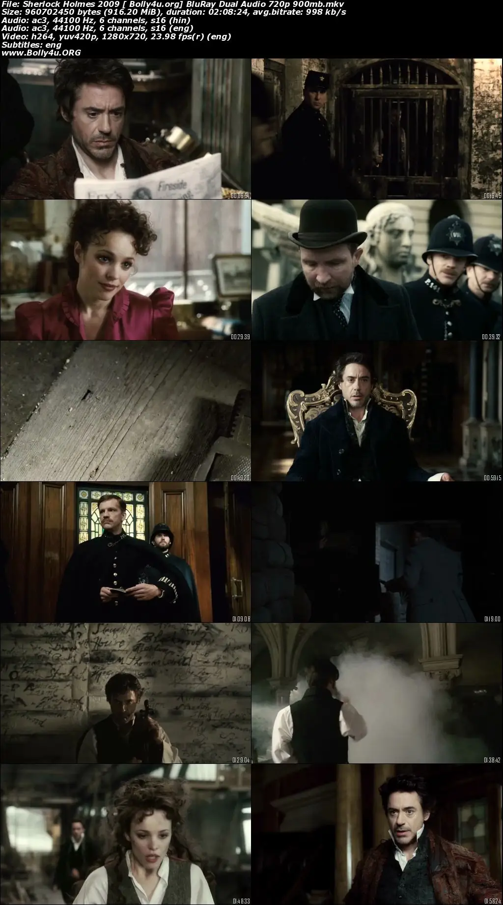 Sherlock Holmes 2009 BluRay 900Mb Hindi Dual Audio 720p Download Sherlock Holmes 2009 BluRay 900Mb Hindi Dual Audio 720p Download