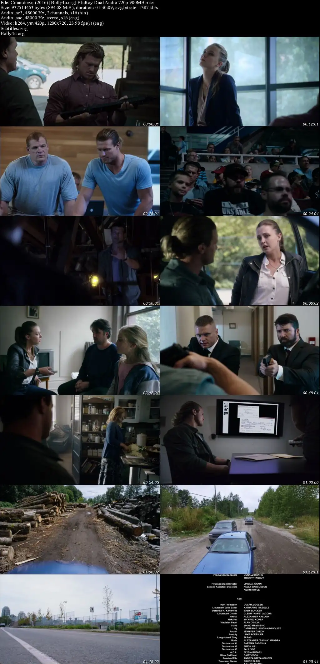 Countdown 2016 BluRay Hindi Dual Audio Full Movie Download 720p  480p