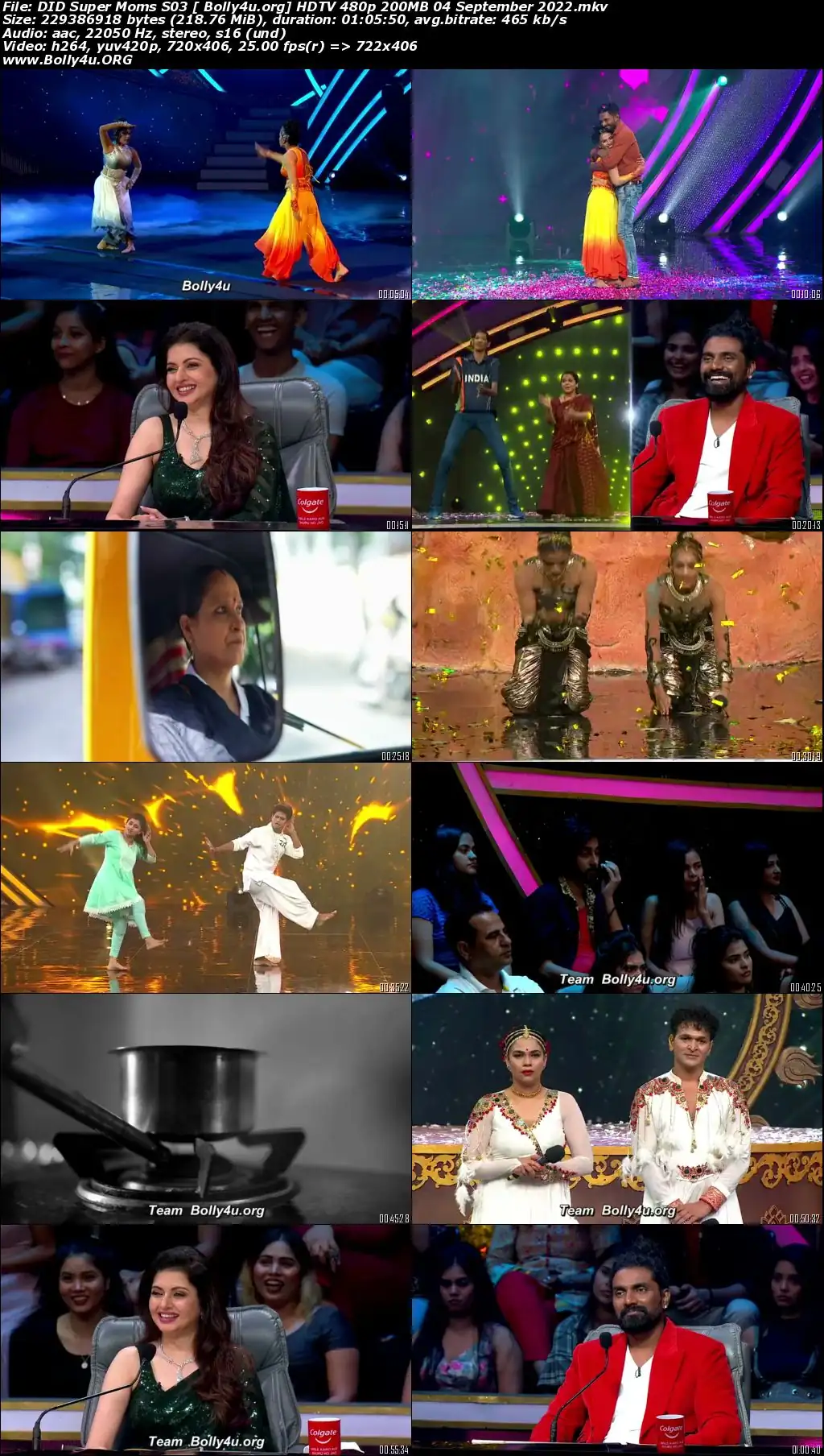 DID Super Moms S03 HDTV 480p 200MB 04 September 2022 Download