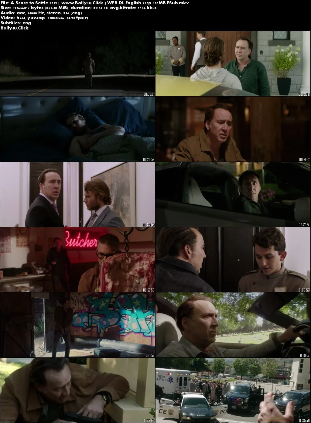 A Score to Settle 2019 WEB-DL 300MB English 480p ESub Download A Score to Settle 2019 WEB-DL 300MB English 480p ESub Download