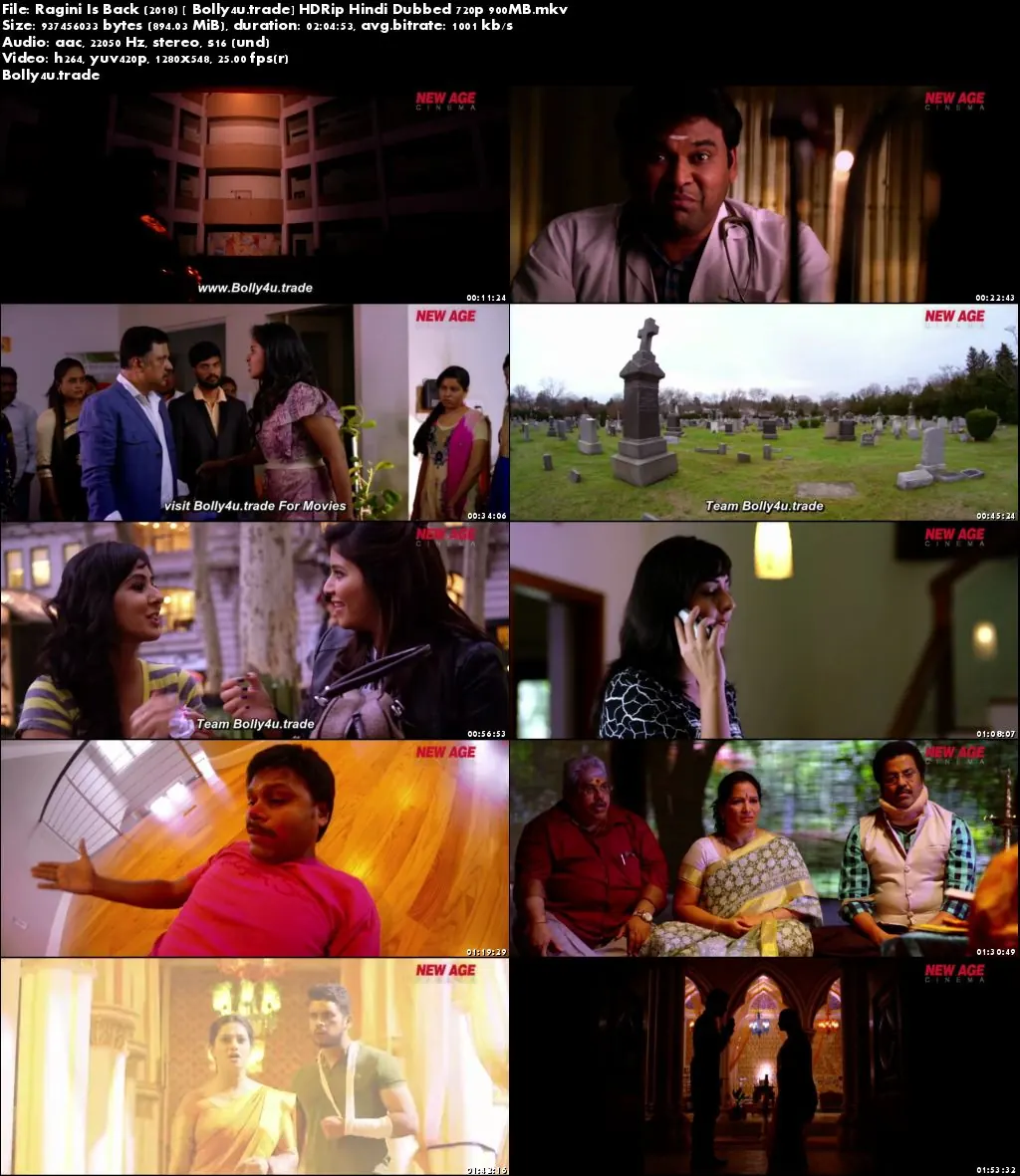 Ragini Is Back 2018 HDRip 300MB Hindi Dubbed 480p Download