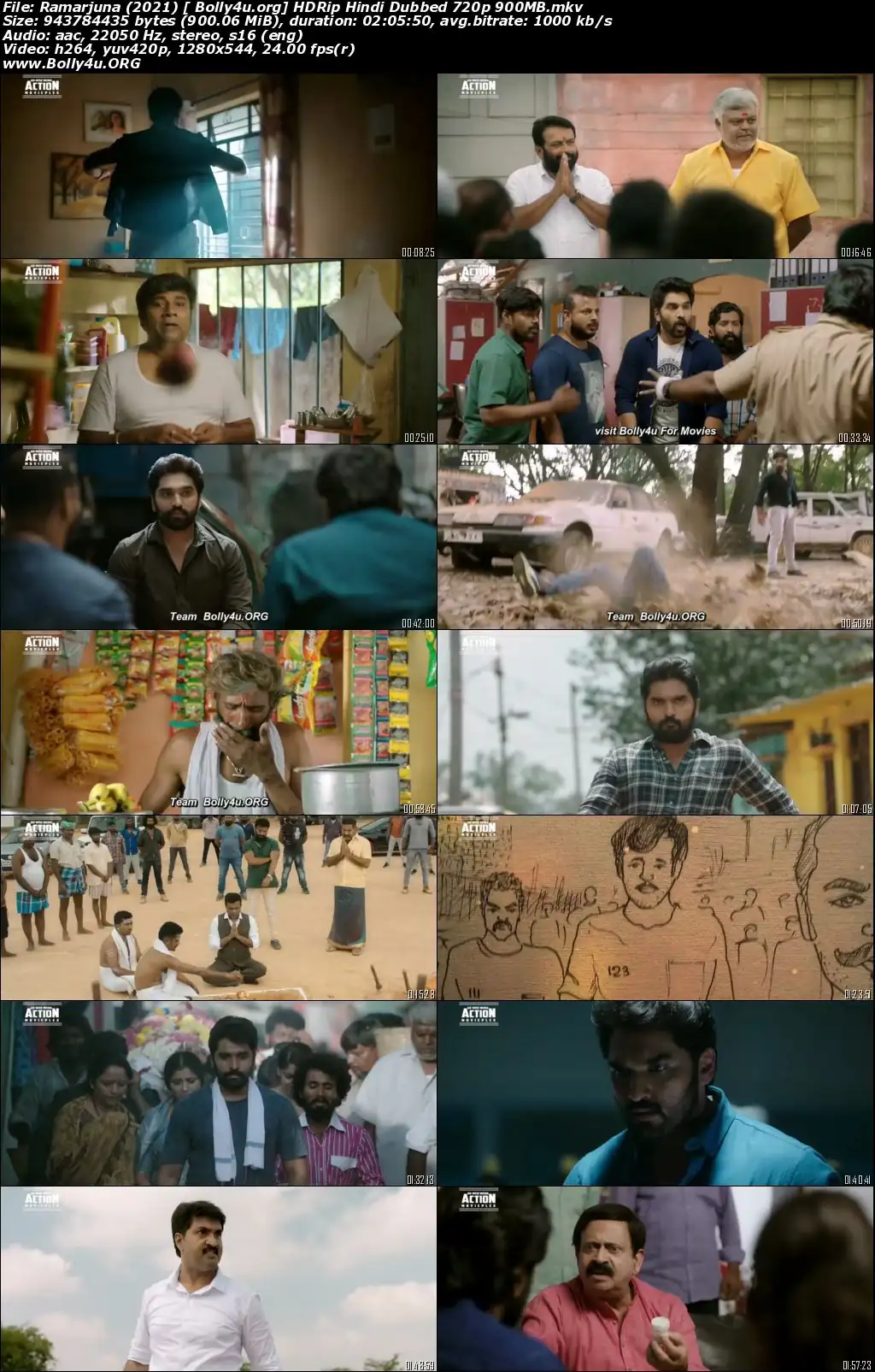 Ramarjuna 2021 HDRip 350Mb Hindi Dubbed 480p Download Ramarjuna 2021 HDRip 350Mb Hindi Dubbed 480p Download