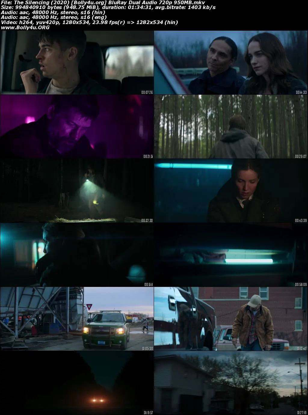 The Silencing 2020 BluRay Hindi Dual Audio 720p 480p Download The Silencing 2020 BluRay Hindi Dual Audio 720p 480p Download