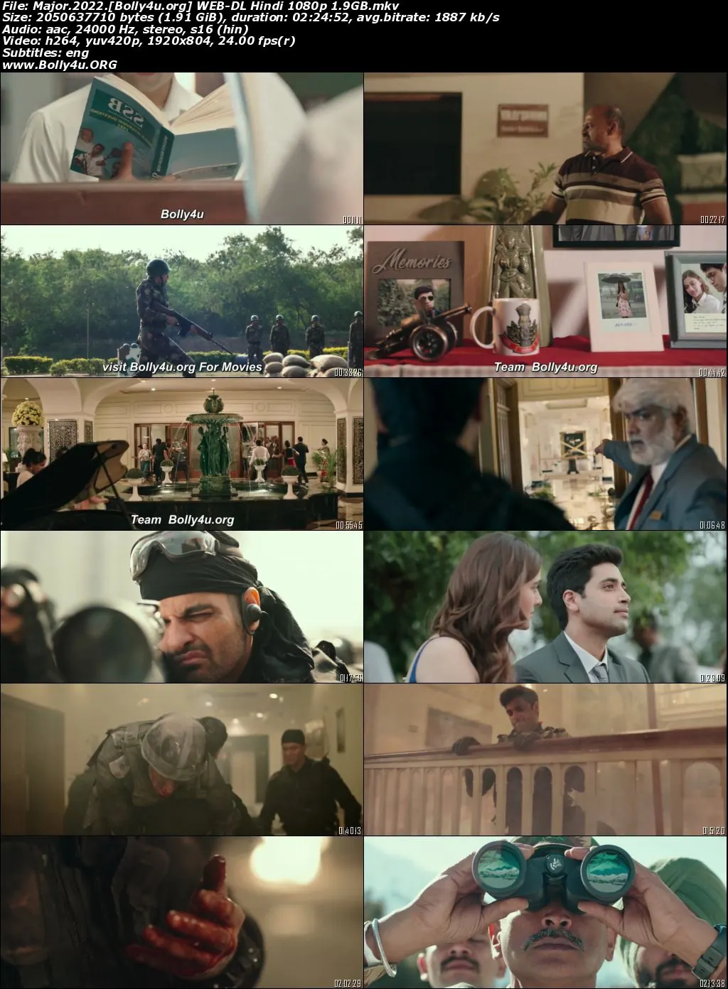 Major 2022 WEB-DL Hindi Full Movie Download
